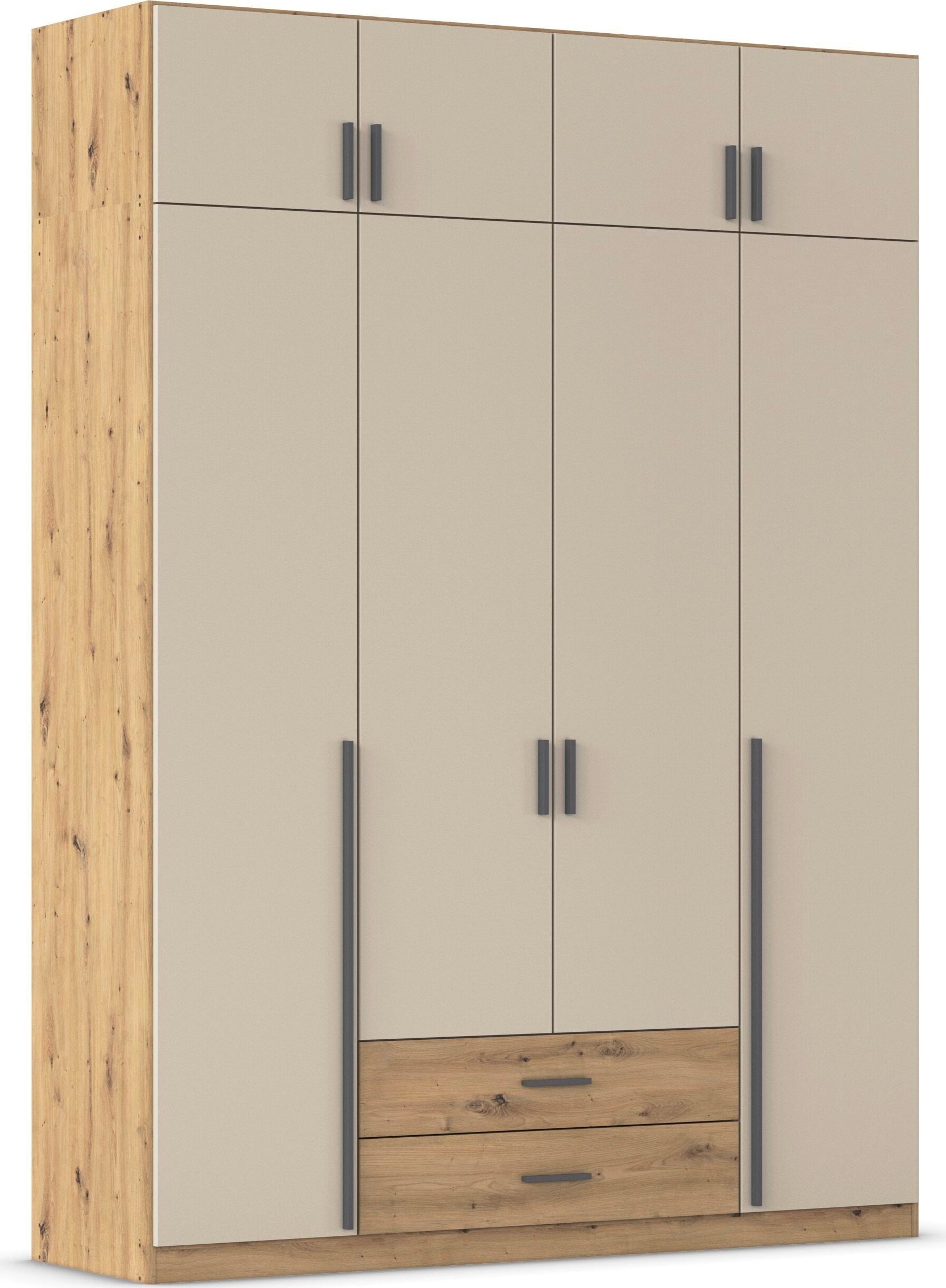 rauch "Schrank Garderobe Wäscheschrank GAMMA in 4 Breiten 91-226 cm" 3 verschiedene Ausstattungen BASIC/CLASSIC/PREMIUM (inkl. SOFT-CLOSE), mit Schubladen und Schrankaufsatz, schlichtes Design MADE IN GERMANY