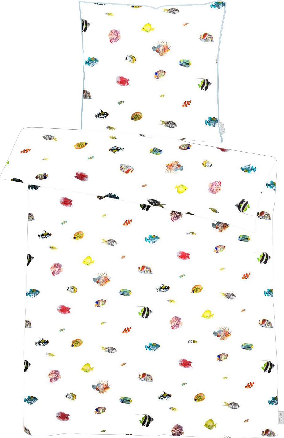 APELT Bettwäsche "Fidshi" 2 Stk. cooles Fischdesign holt die Südsee ins hei günstig online kaufen