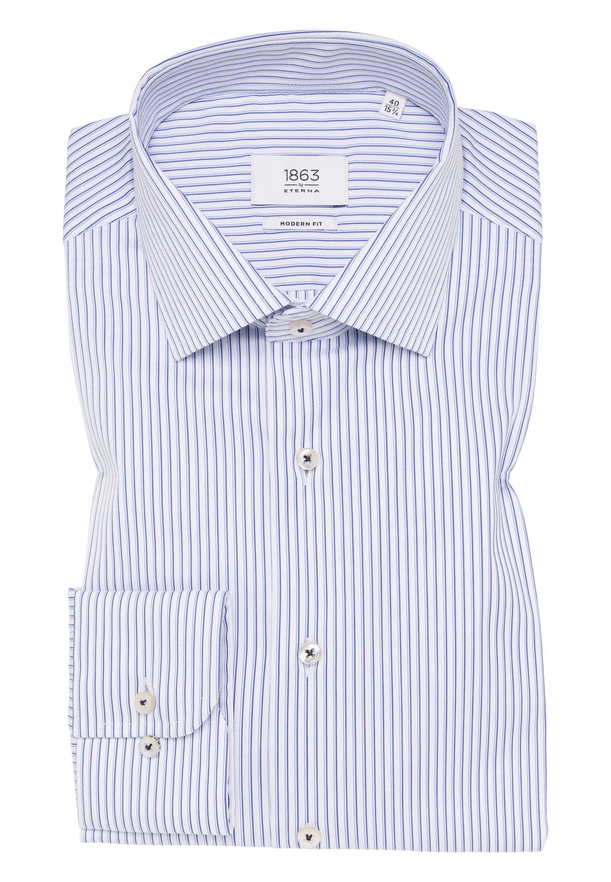 Eterna Langarmhemd »MODERN FIT« NON IRON (bügelfrei)