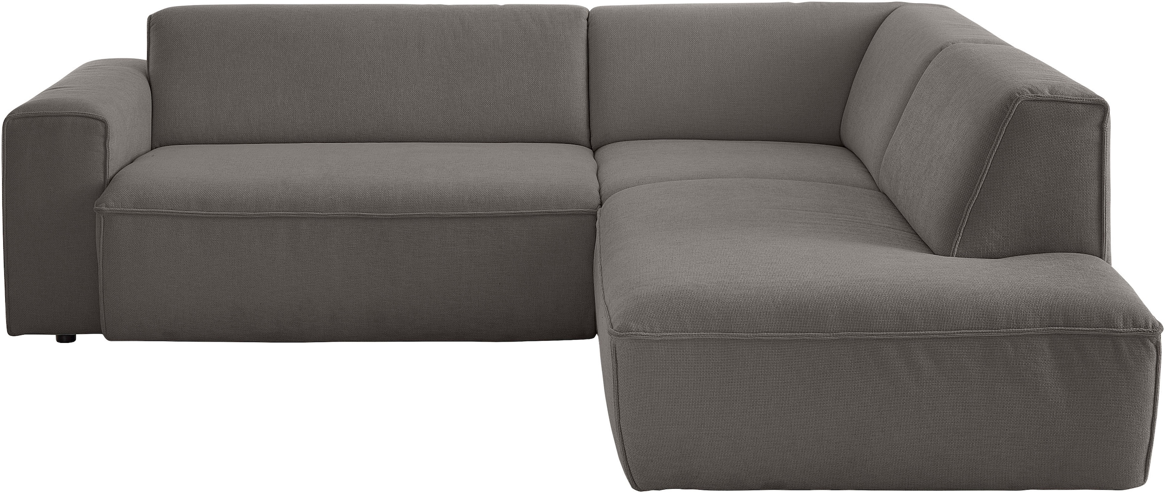 Die PlanBar Ecksofa »MP-IN24083« SoftSitz-Kaltschaumpolsterung, wahlweise mit motorischer Vorziehbank