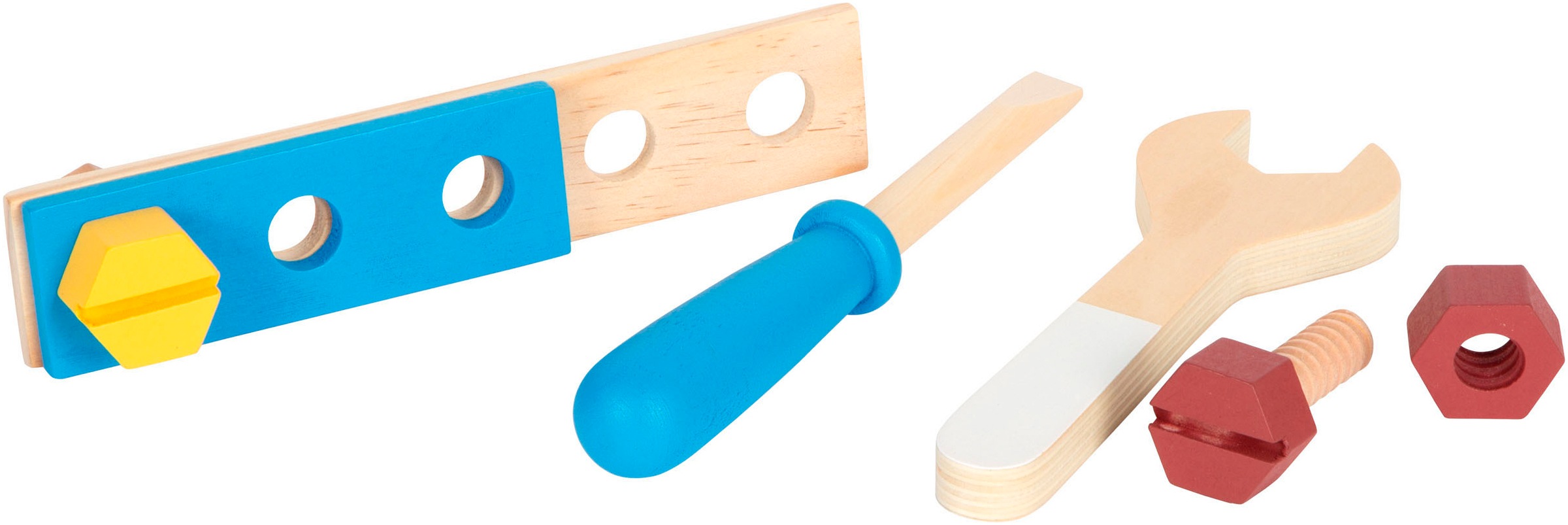 Small Foot Spielwerkzeugkoffer »Werkzeugkasten/Werkbank Workshop«, (33 tlg.), aus Holz
