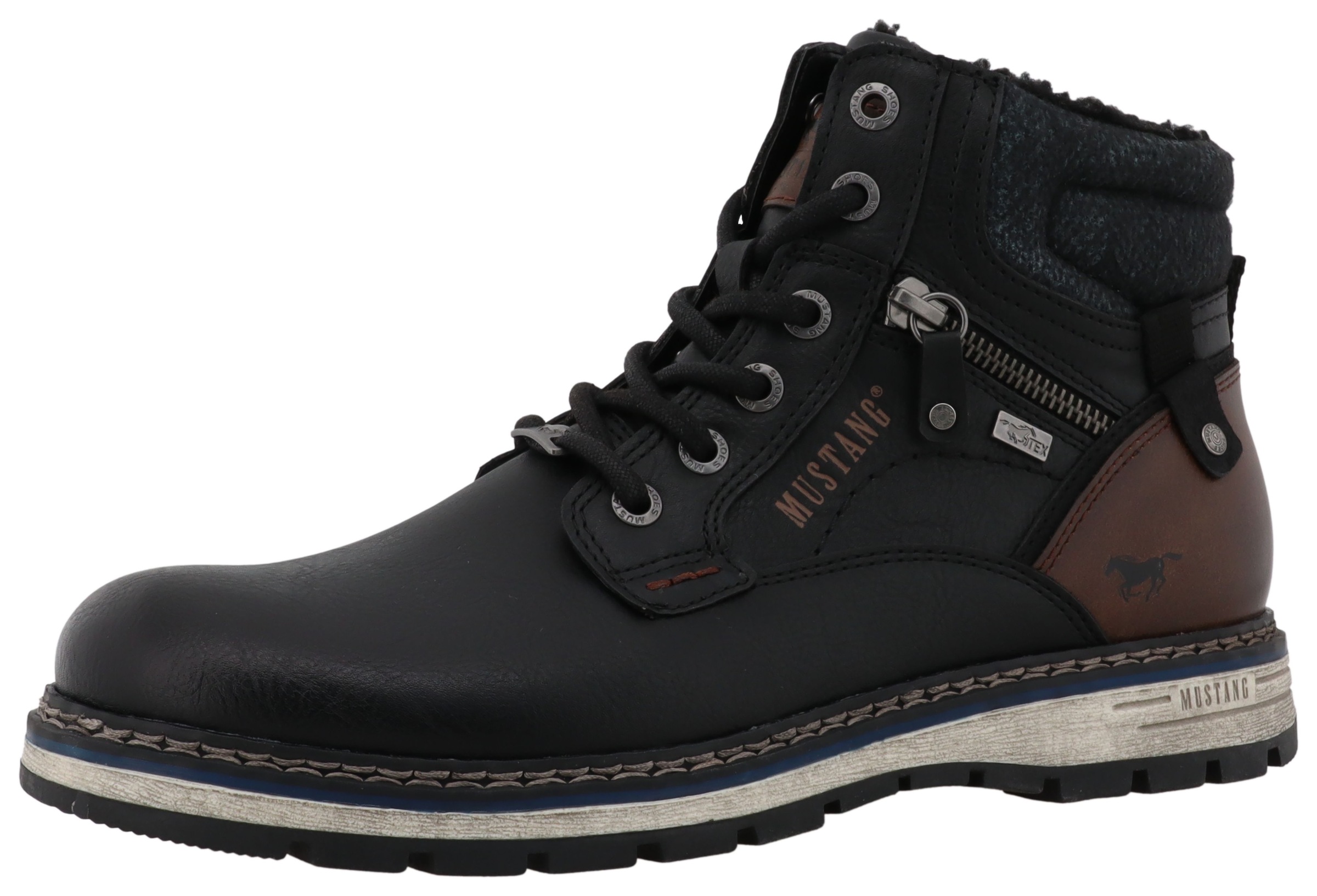 Mustang Shoes Winterboots "Mariko" Workerboots, Schnürboots mit TEX-Ausstat günstig online kaufen