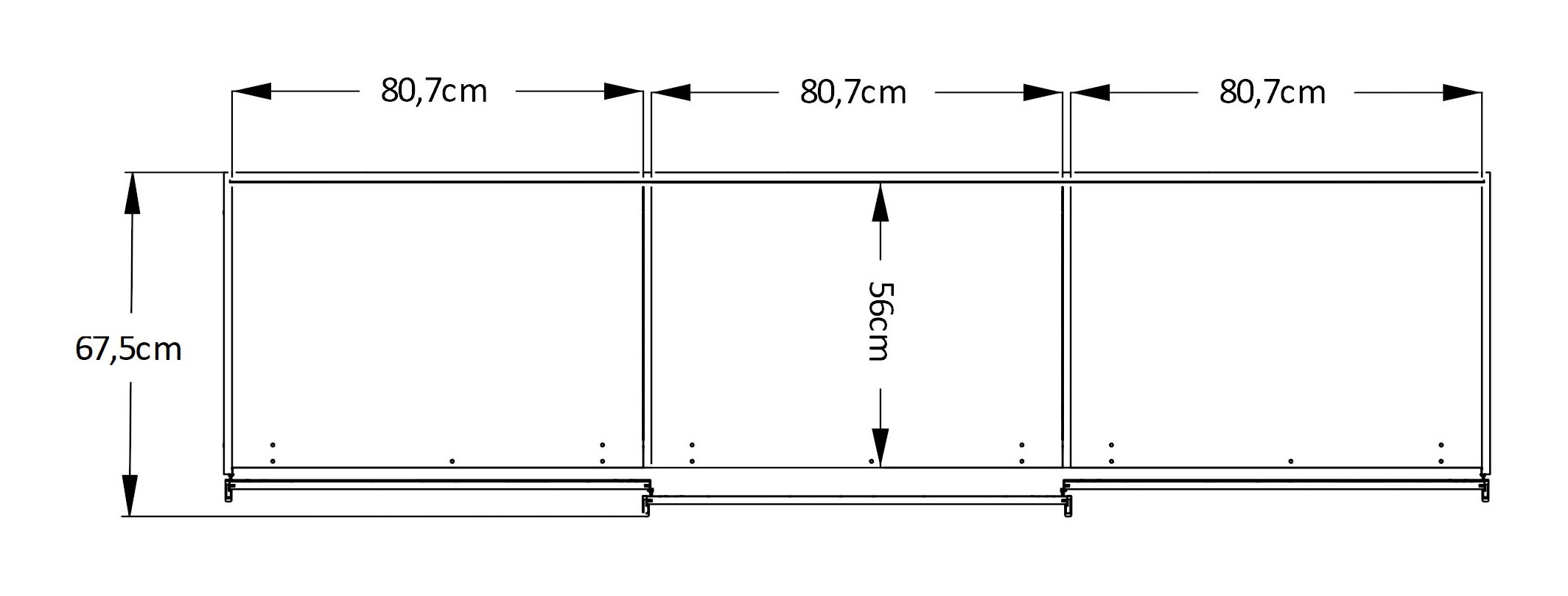STAUD Schwebetürenschrank »Sinfonie Plus, edles Design in hochwertiger Qualität, Made in Germany«, Mit vier verschiedenen Ausstattungsvarianten
