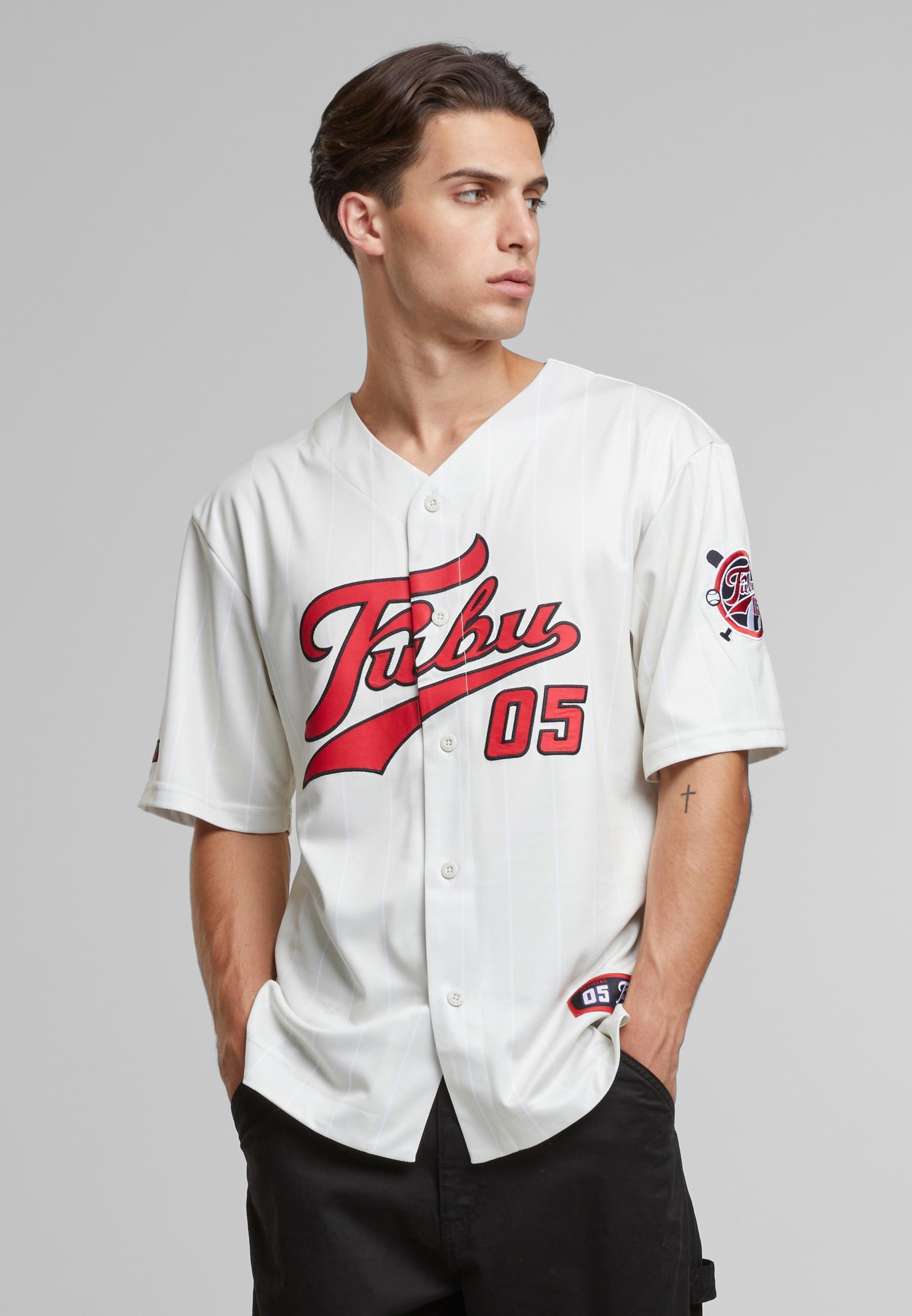 Fubu Langarmhemd »Fubu FM243-002-1 Fubu Varsity Baseball Jersey« 1 Stk. tlg.
