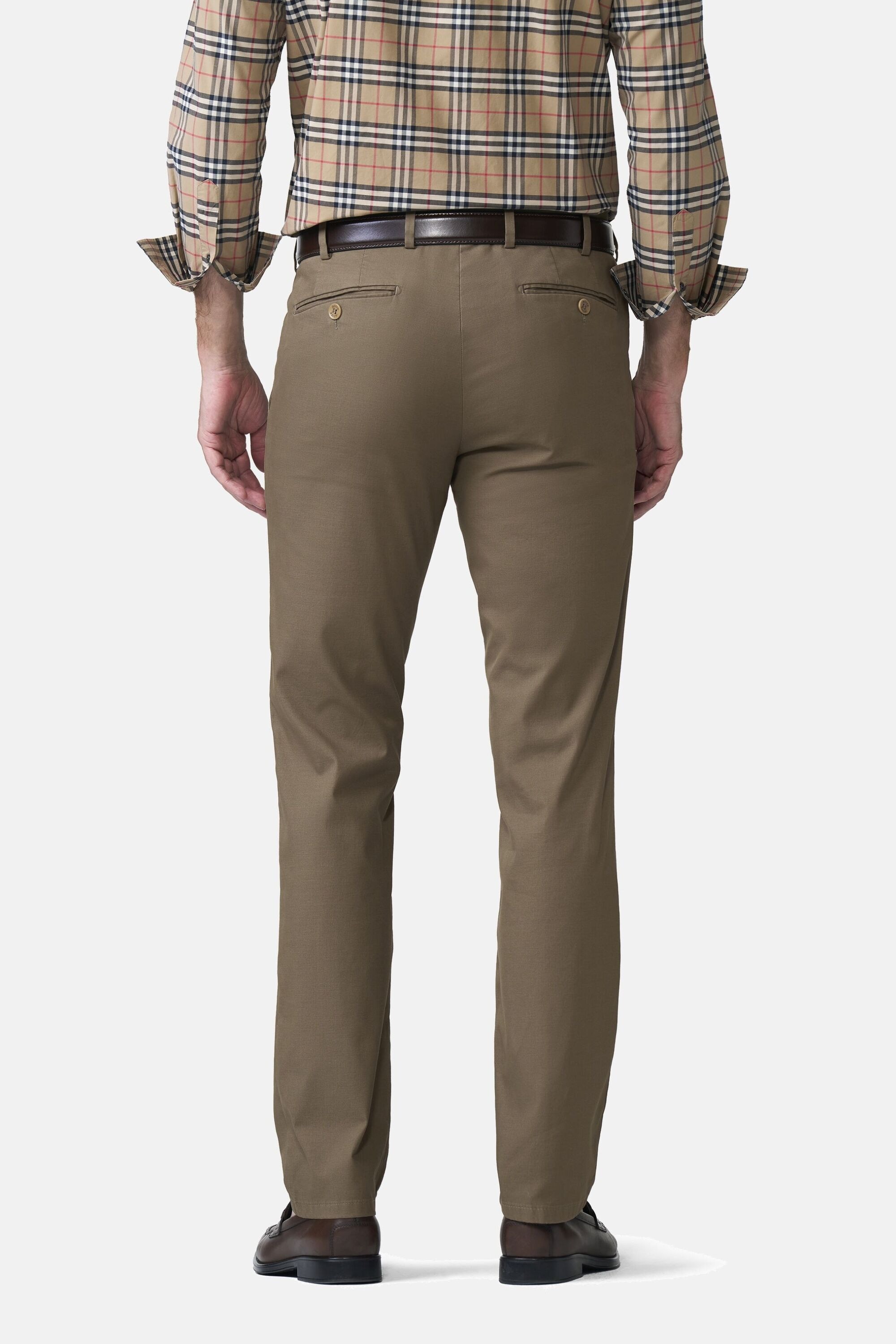 MEYER Chinos »Bonn 1-8142«  Seide-Bio-Baumwolle