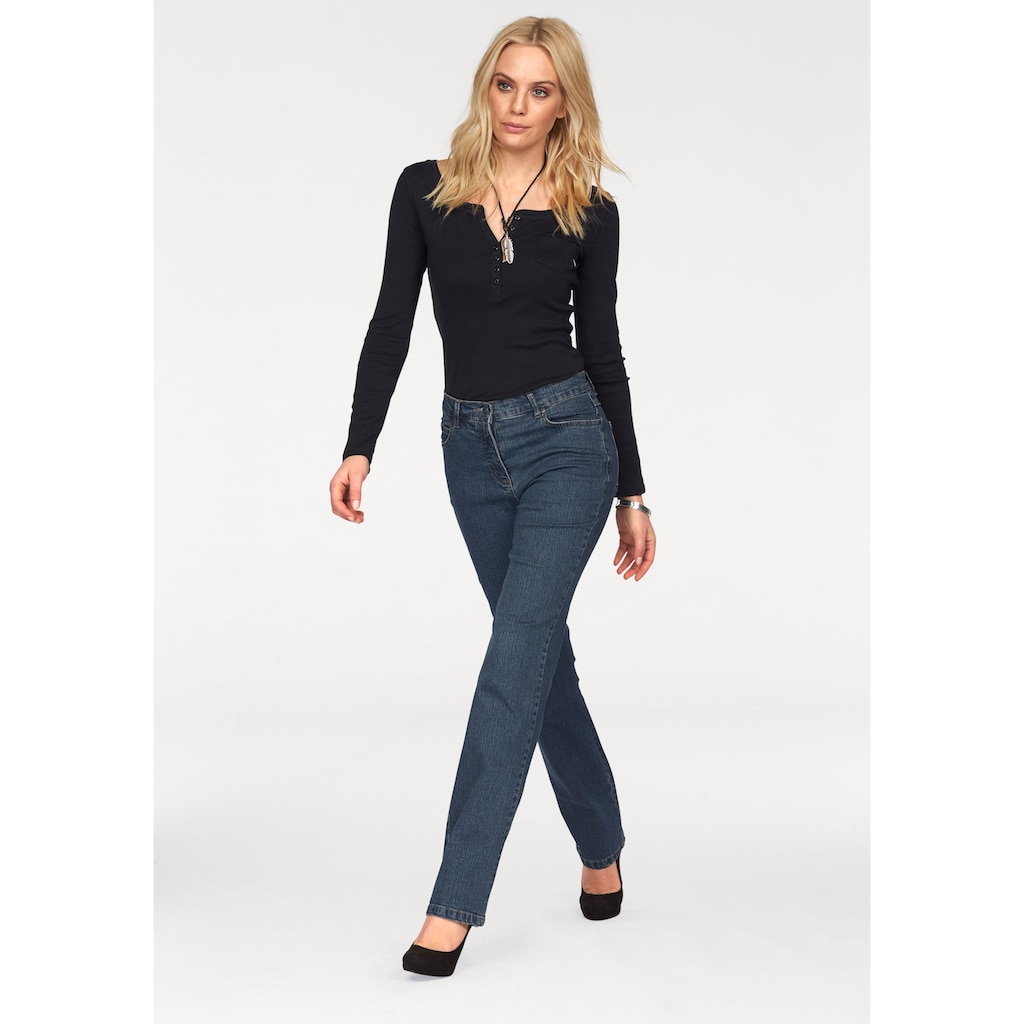 Arizona Gerade Jeans »Annett«, High Waist