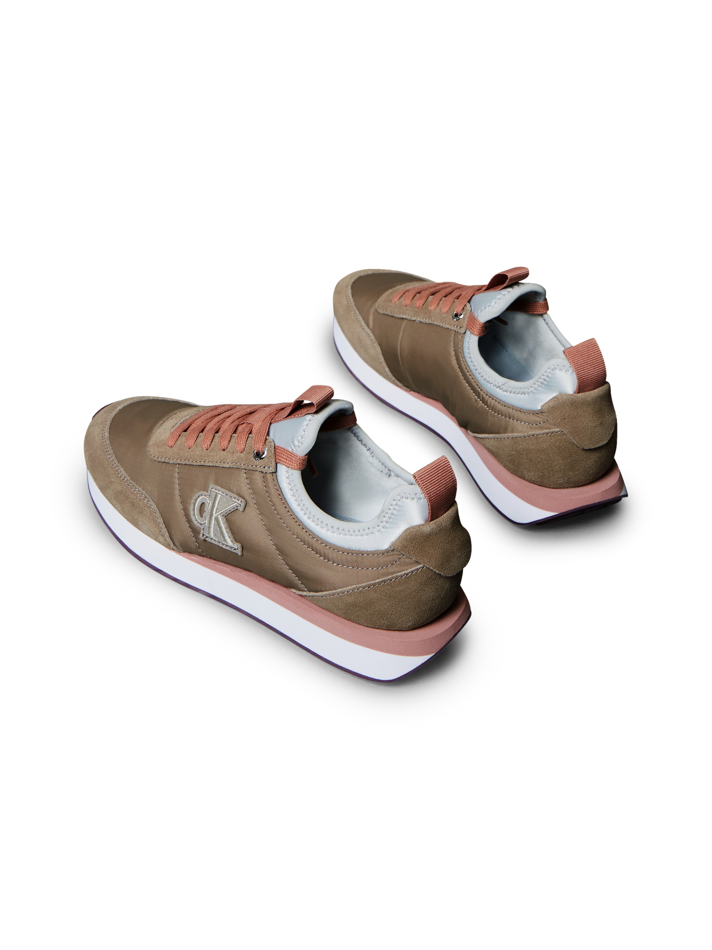 Calvin Klein Jeans Slip-On Sneaker "RETRO RUNNER SOCK LACEUP MIX MAT" günstig online kaufen