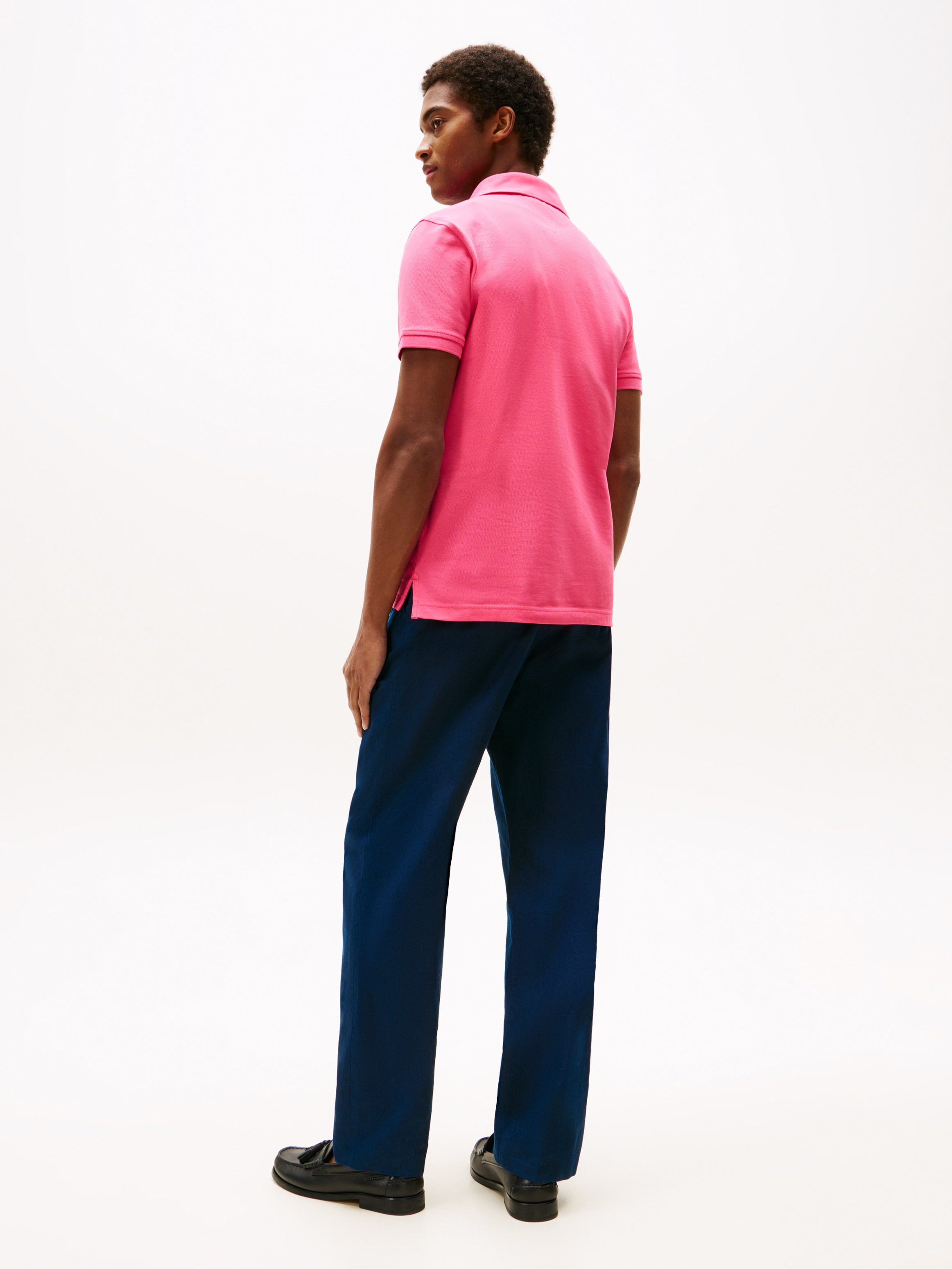 Tommy Hilfiger Poloshirt "1985 SLIM POLO", Markenstickerei, aus Baumwoll-Pi günstig online kaufen