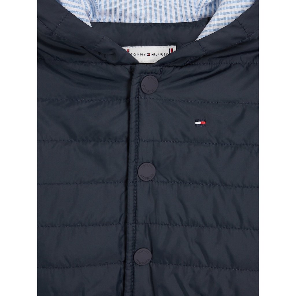 Tommy Hilfiger Winterjacke »BABY QUILTED JACKET«, mit Kapuze