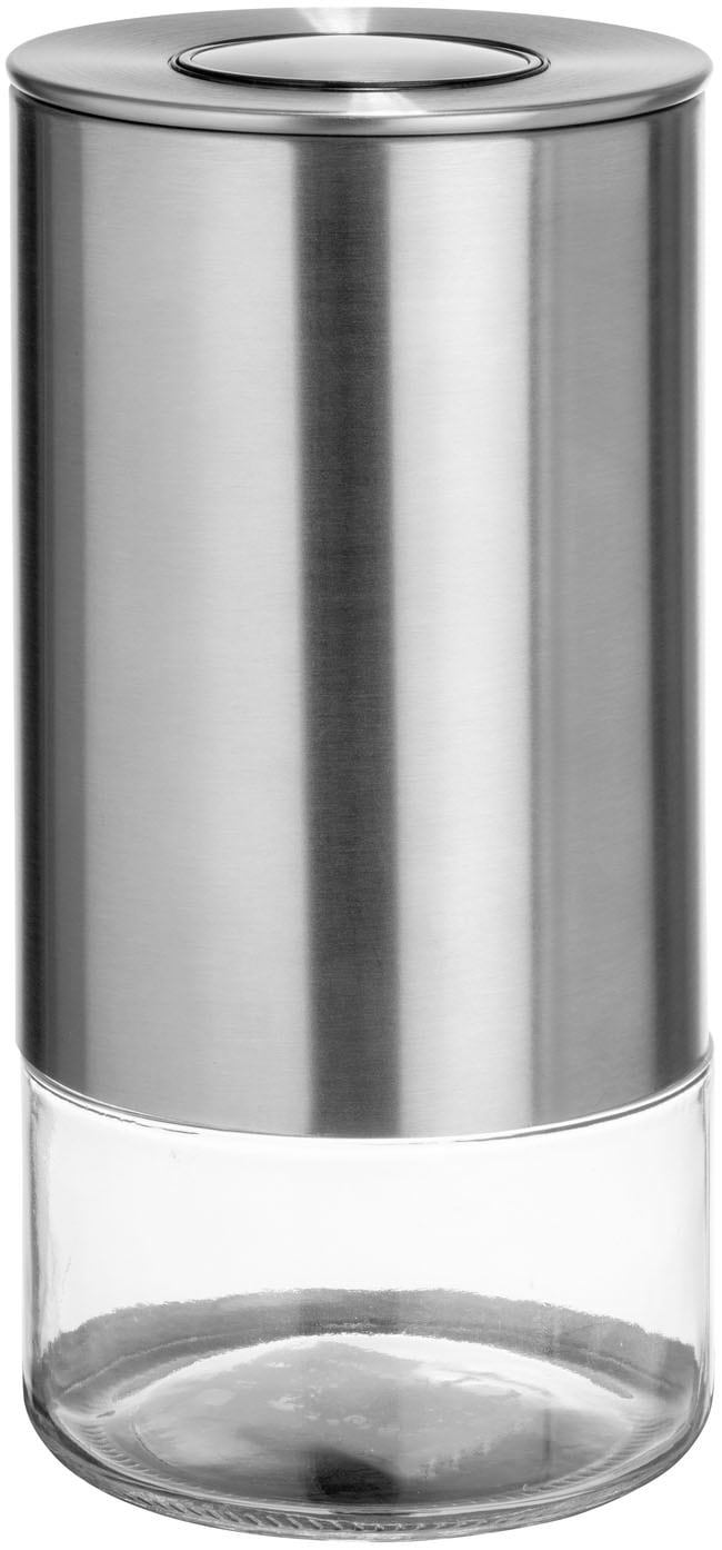 SCHÖNER WOHNEN-Kollektion Vorratsdose "ENOLA" Aufbewahrungsdose aus glas/metall, mit luftdichtem Edelstahldeckel