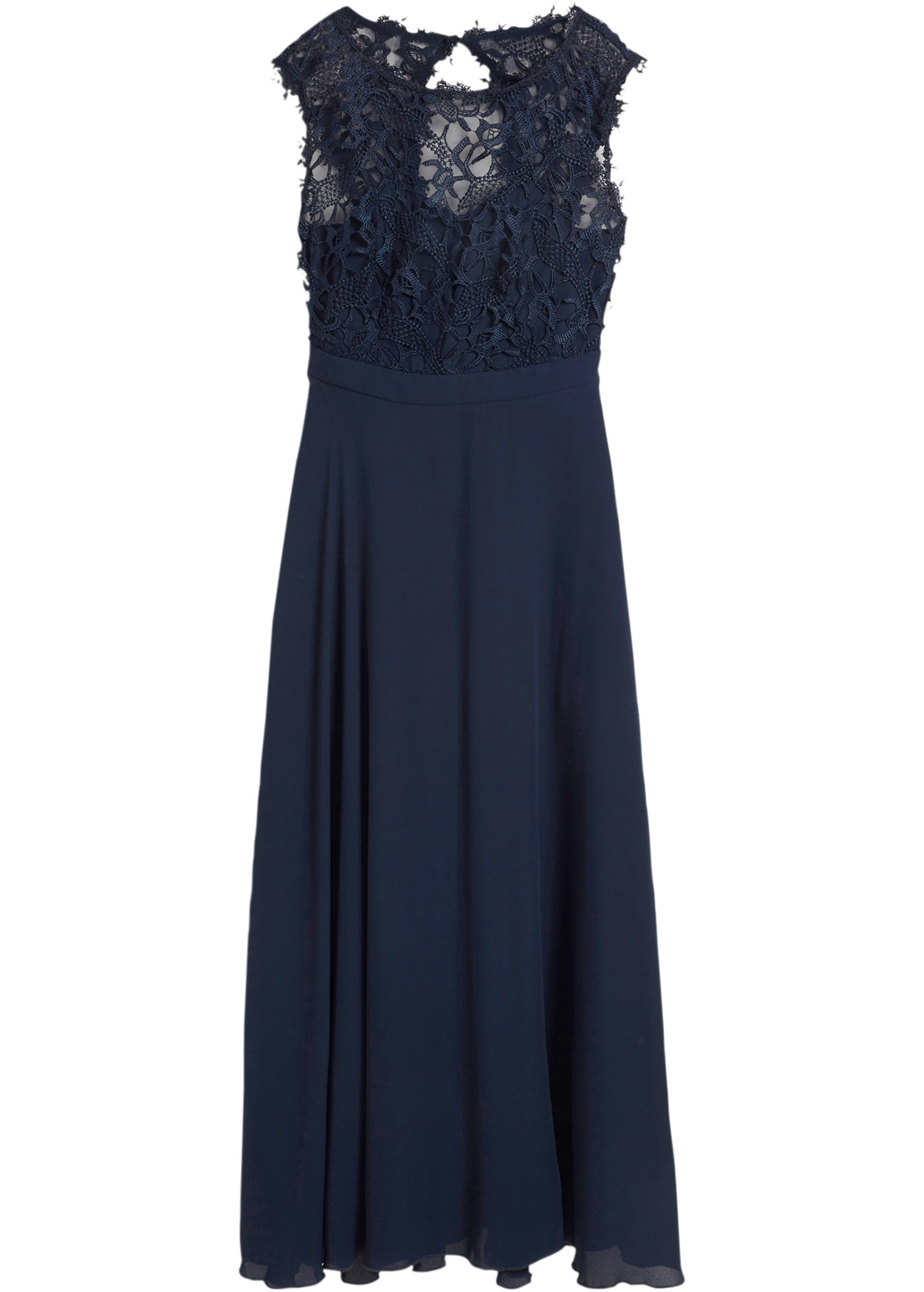 bonprix Maxikleid "Maxikleid mit Spitze" für festliche Anlässe, vollständig günstig online kaufen