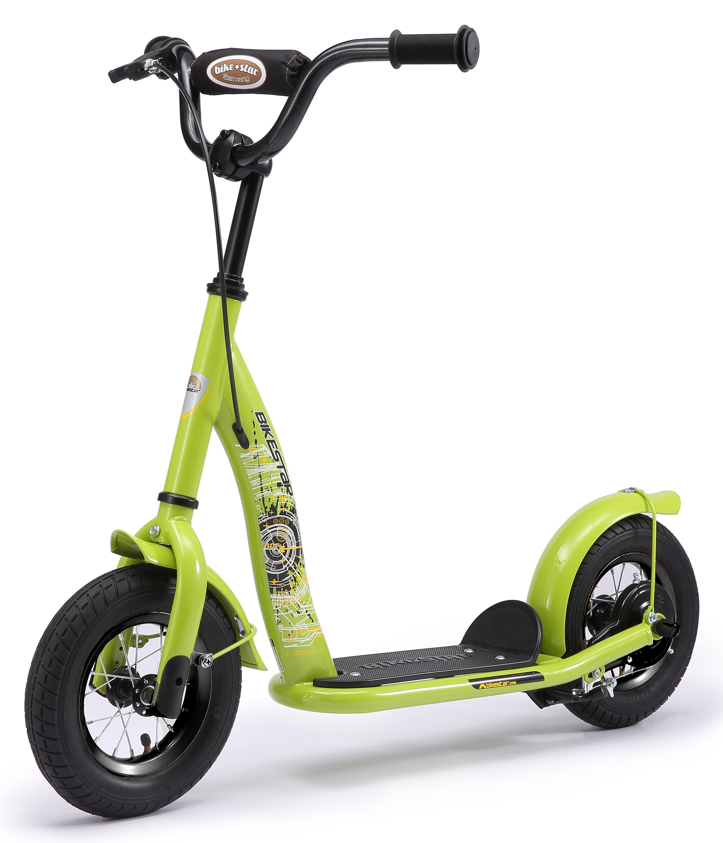 BIKESTAR Scooter, B:50cm L:95cm, grün, Roller