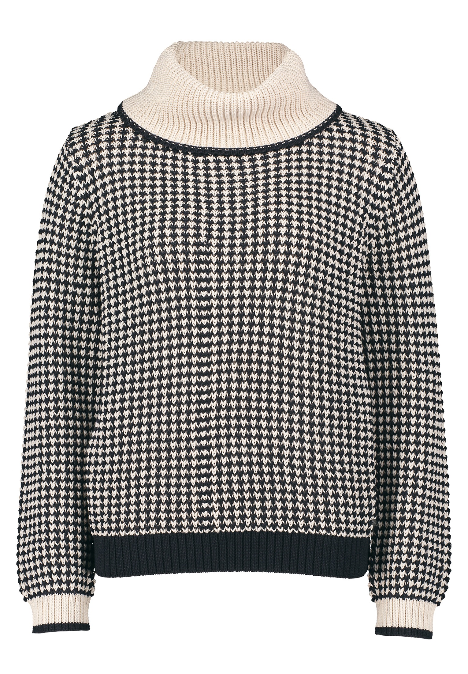 Betty&Co Strickpullover »Betty & Co Strickpullover mit Kragen«, (1 tlg.), Rippbündchen