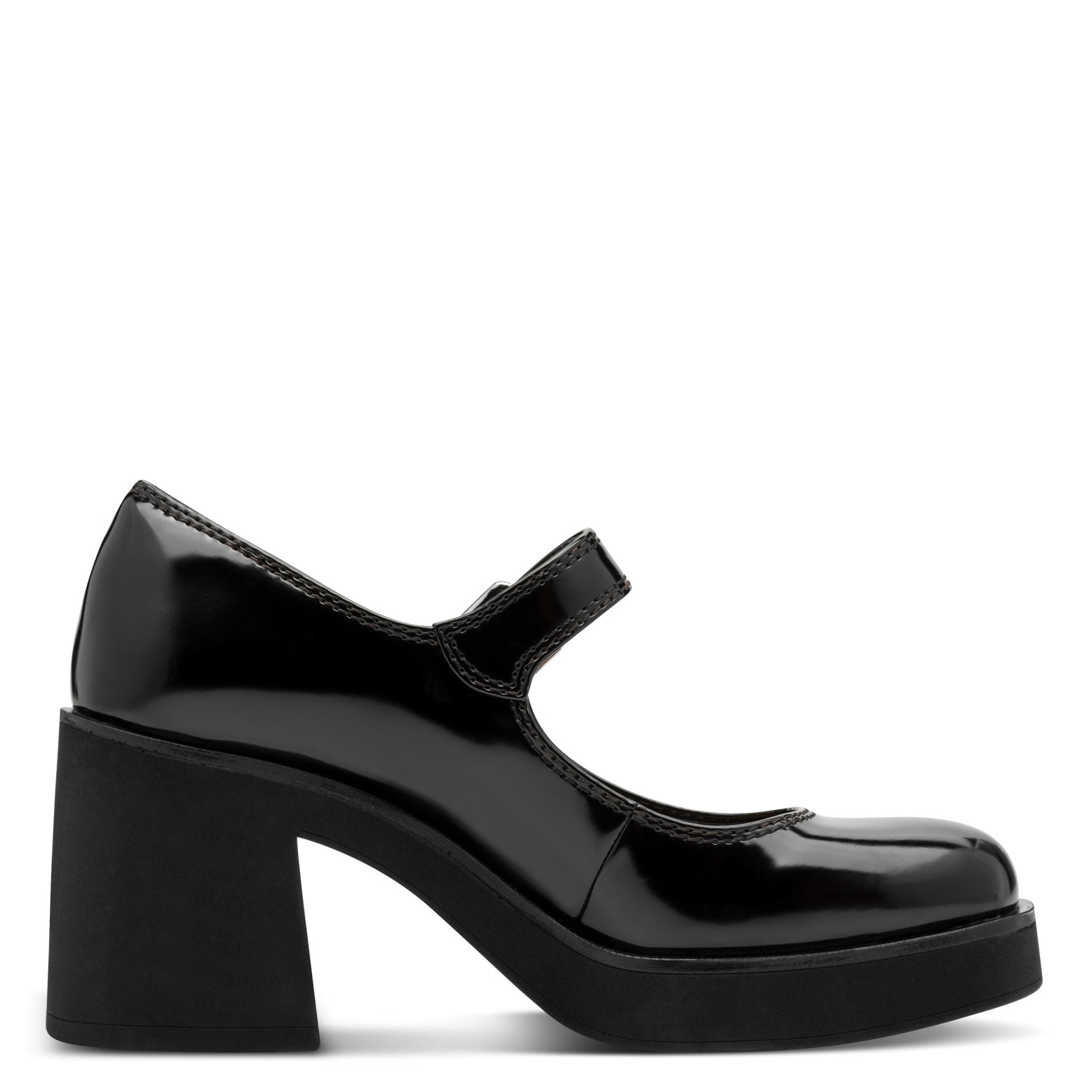 Tamaris Spangenpumps, Blockabsatz, Partyschuh, Pumps in veganer Verarbeitung