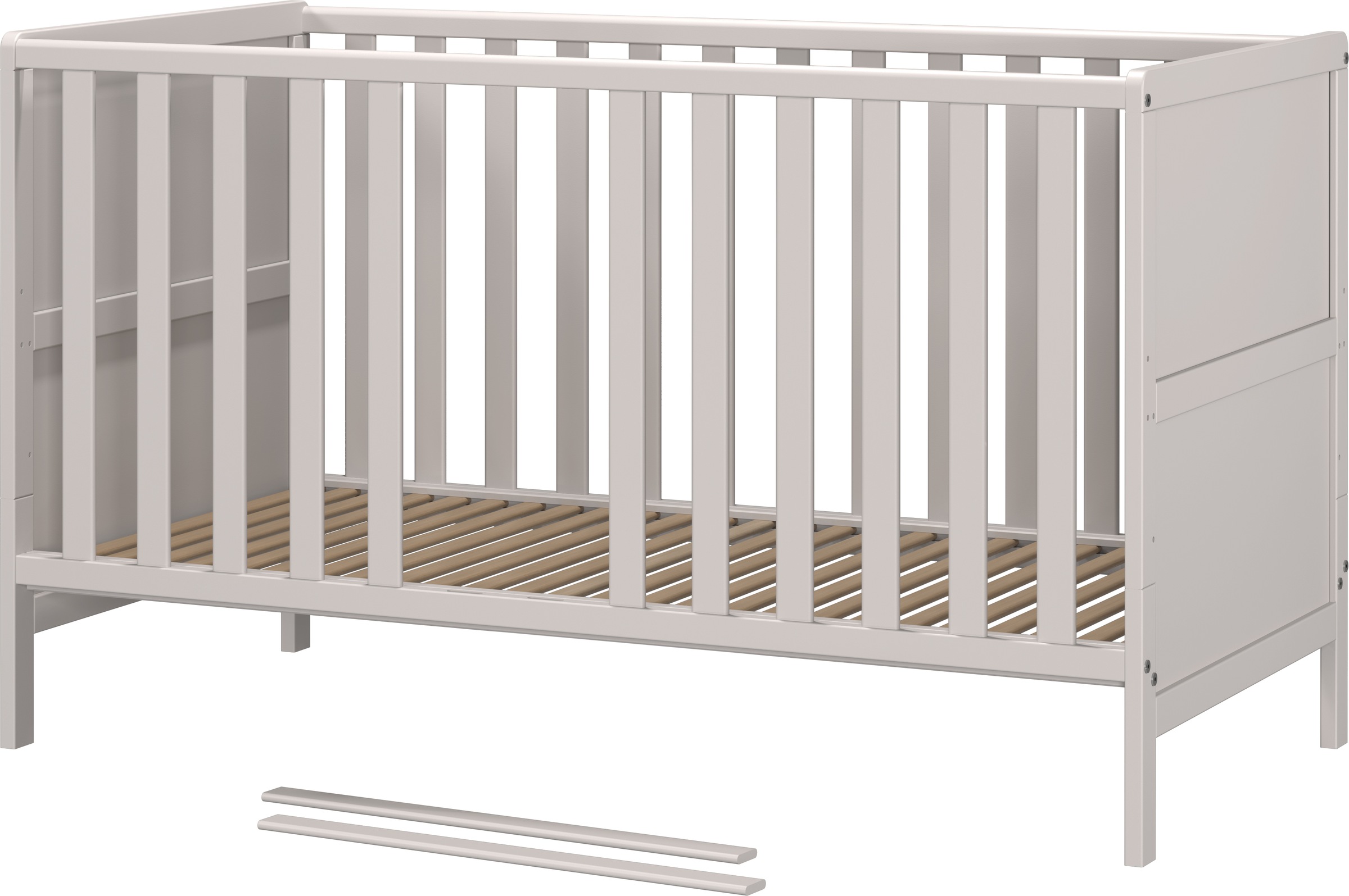 Babymöbel-Set GERMANIA "GW-Alkmaar", braun (kaschmir), B:379cm H:180cm T:77cm, Holz teilmassiv, Holzwerkstoff, Metall, Schlafzimmermöbel-Sets, mit mitwachsendem Kinderbett 3