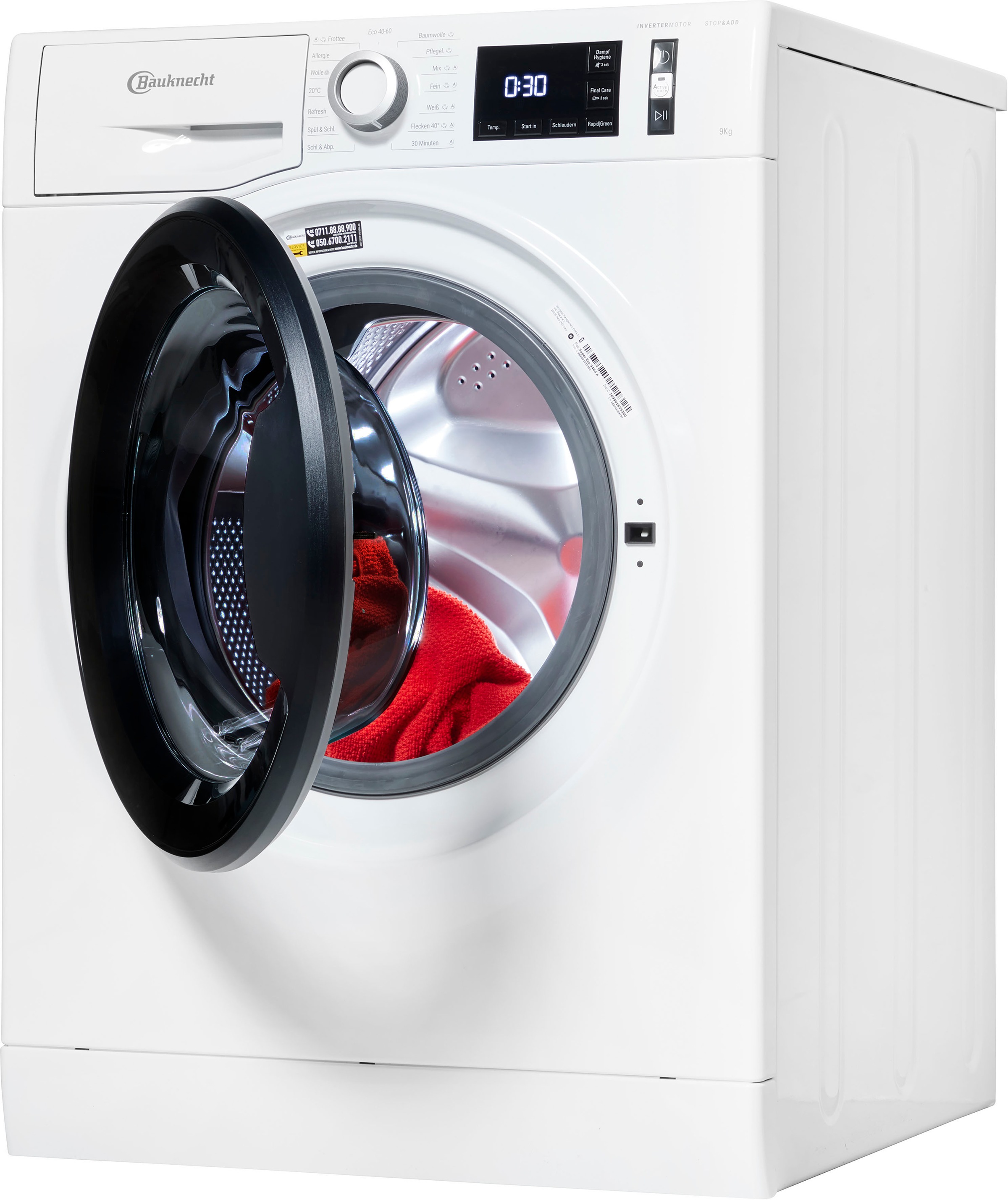BAUKNECHT Waschmaschine "Super Eco 9464 A" 9 kg 1400 U/min 4 Jahre Herstell günstig online kaufen