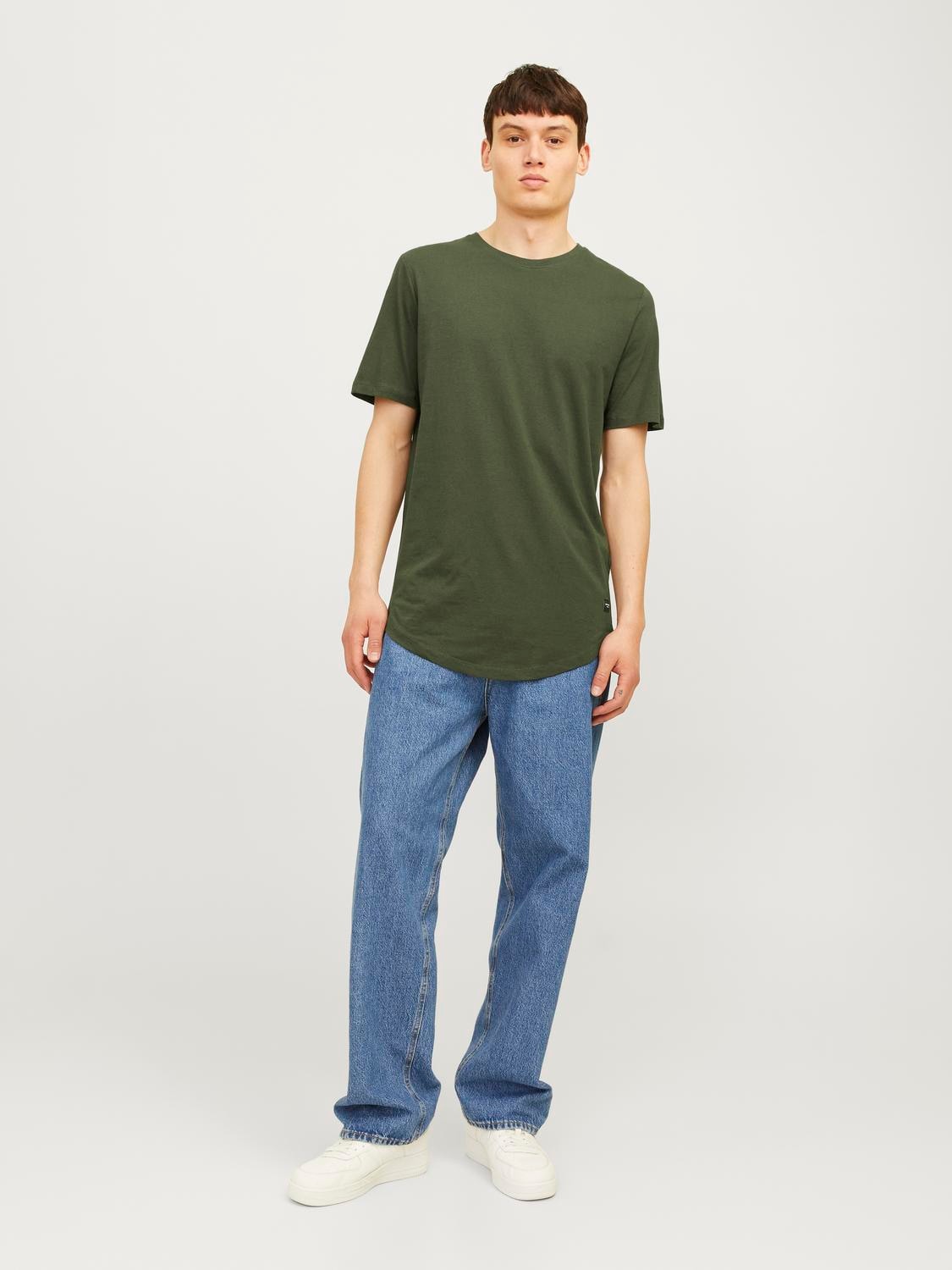 Jack & Jones T-Shirt »JJENOA TEE SS CREW NECK 5PK MP NOOS«