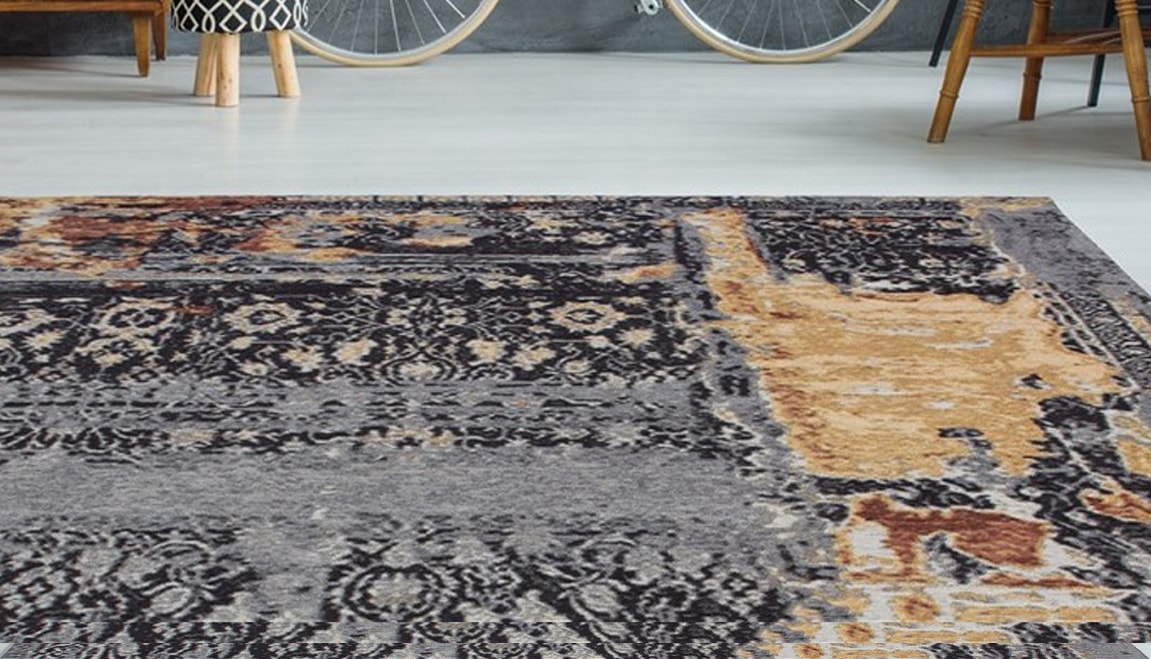 my home Teppich "Cara" rechteckig 8 mm Höhe Vintage Design, Wohnzimmer günstig online kaufen