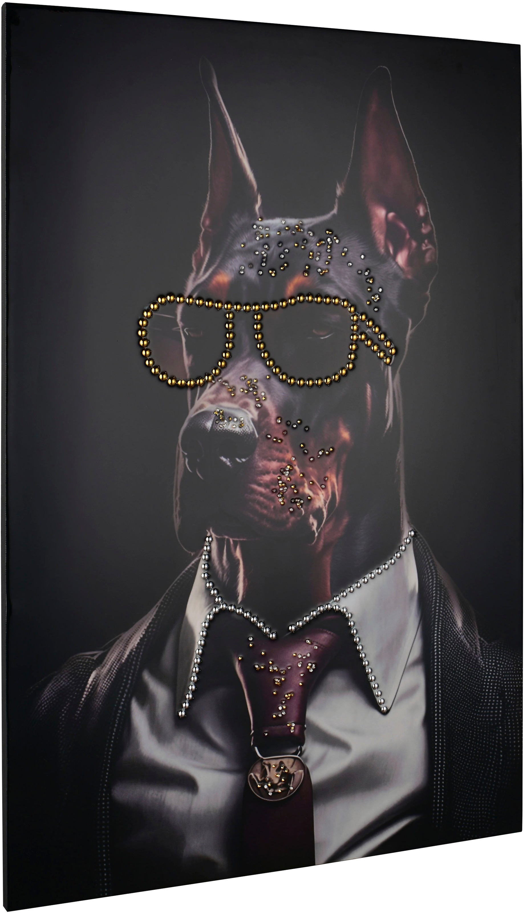 MIRRORS AND MORE Kunstdruck "BRUCE" 1 Stk. tlg. Mix aus Tierporträt und Mod günstig online kaufen