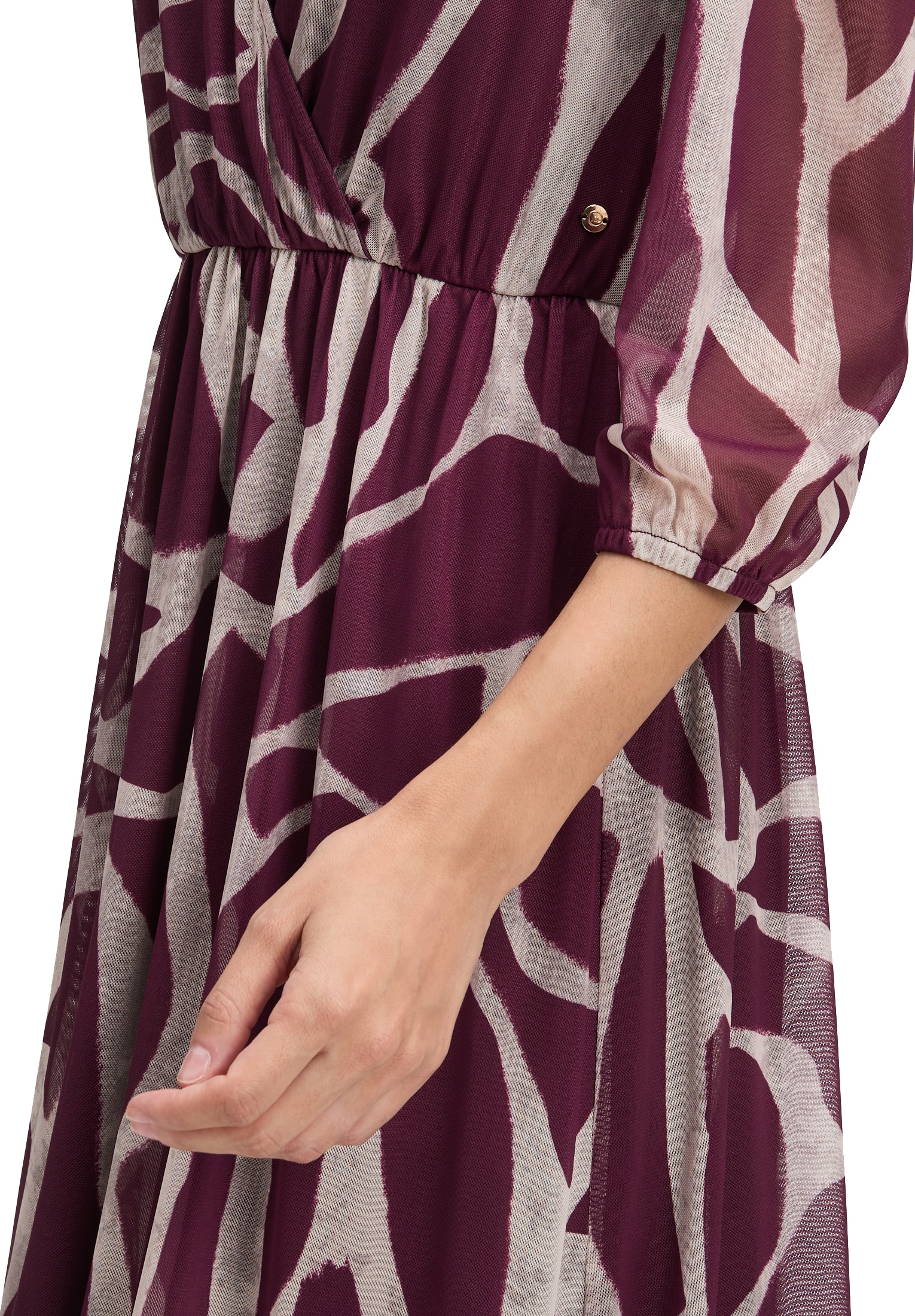 Betty&Co Druckkleid »Betty & Co Damen Mesh-Kleid mit Print«