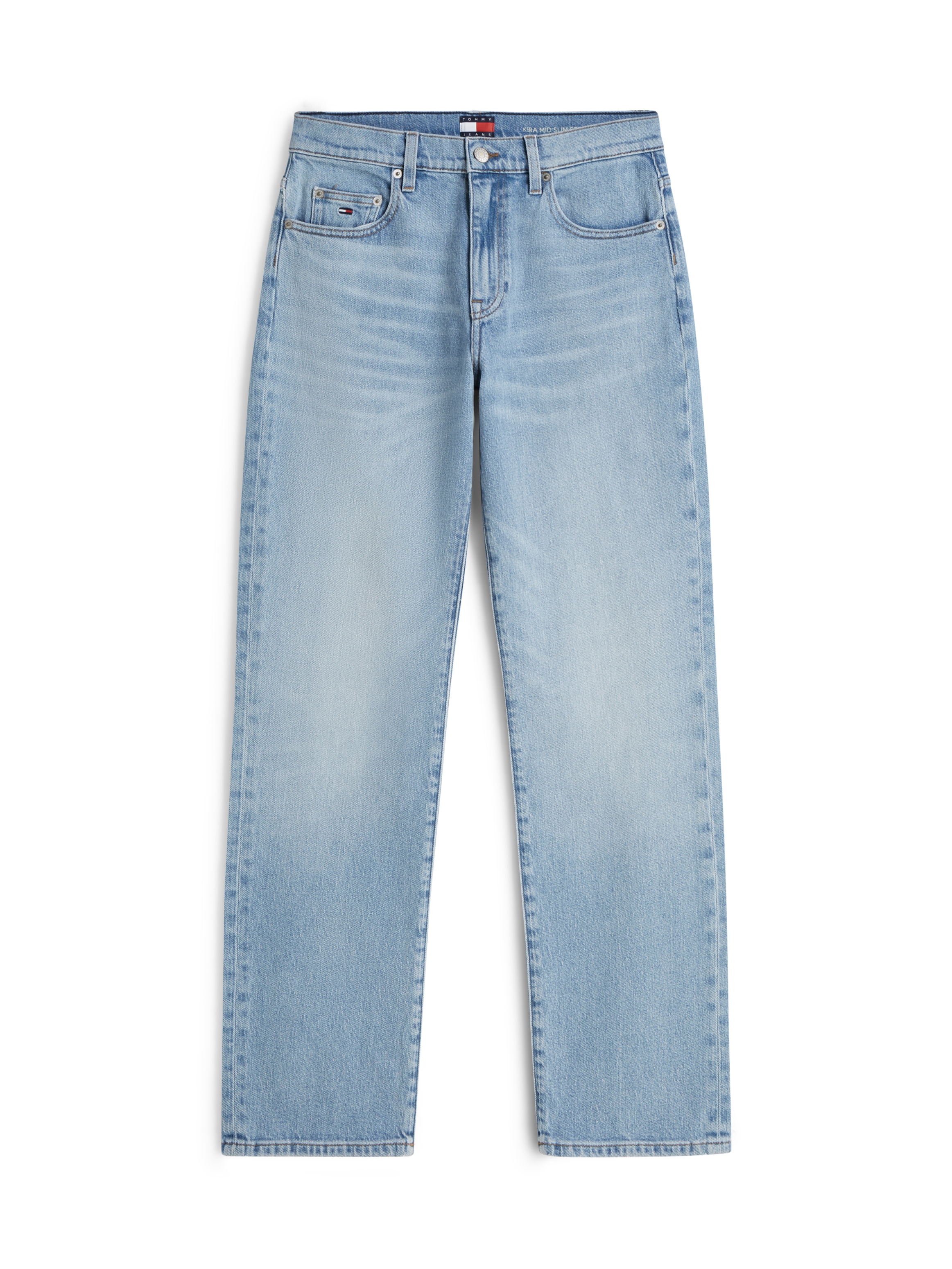 Tommy Jeans Straight-Jeans »KIRA MR SLIM STR BJ0111« Baumwollmischung, straight fit