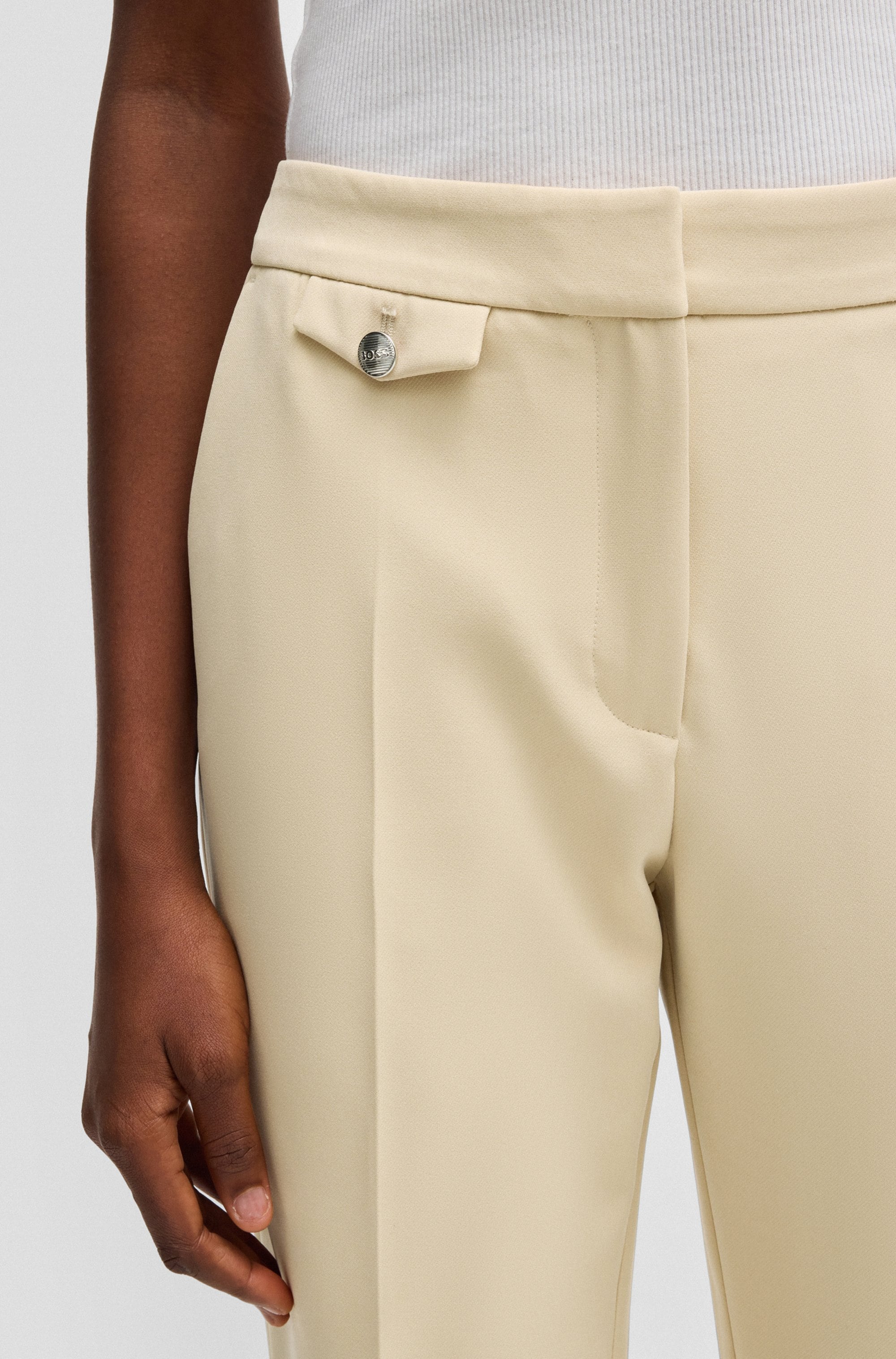 BOSS ORANGE Chinohose »Taschina Premium Damenmode«, Chino Qualität