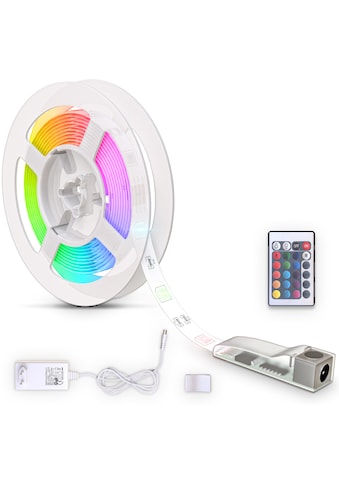 B.K.Licht LED Stripe, LED Band 3m, silikonbeschichtet, RGB, Fernbedienung,... kaufen