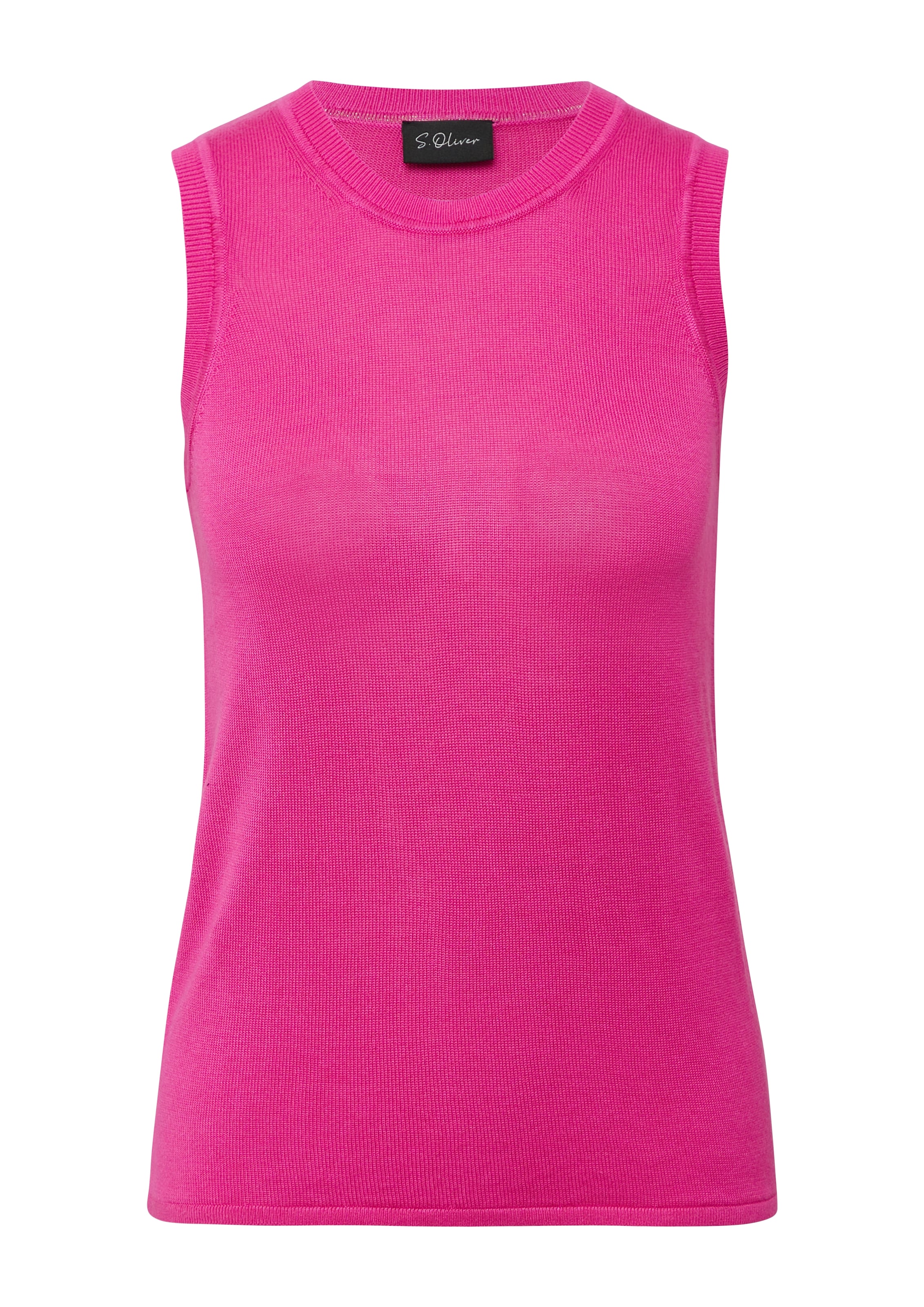 s.Oliver BLACK LABEL Stricktop, mit Glitzergarn