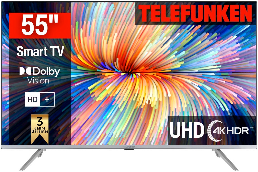 LED-Fernseher »D55V850M5CWHI«, 4K Ultra HD, Smart-TV