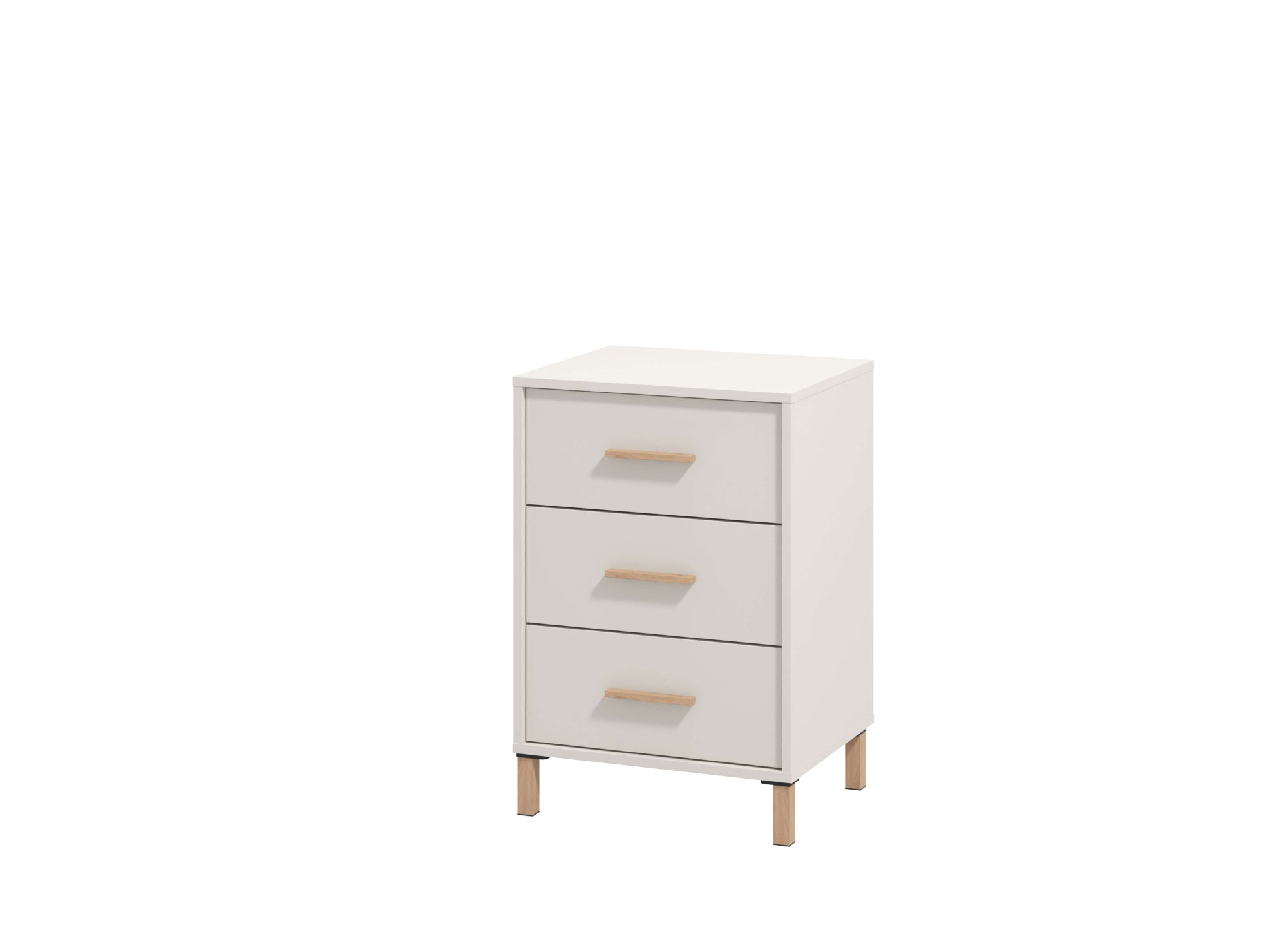 Home affaire Nachtkommode »Belfort Nachtschrank Nachttisch Made in Europe«, mit 2 oder 3 Schubladen, FSC®-zertifizierter, Trendfarbe cashmere
