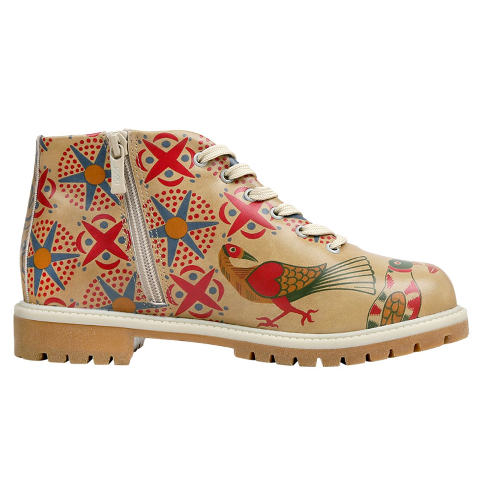 Thumbnail - DOGO Stiefel "Shortcut Boots Love Birds Damen Stiefeletten", Vegan