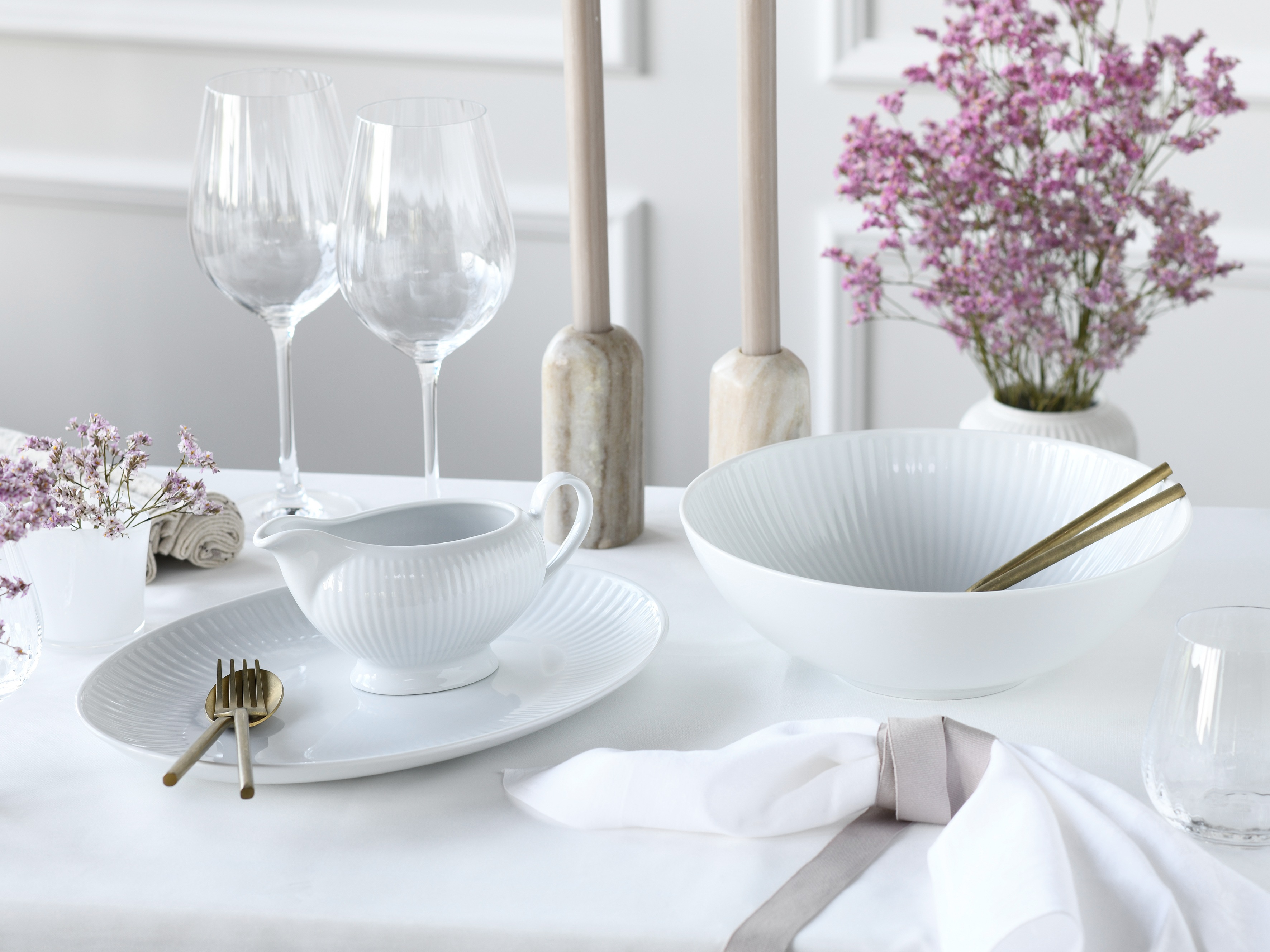 Thumbnail - CreaTable Servier-Set "Valencia, Servierset, 3-tlg" Elegant, Boho Chic