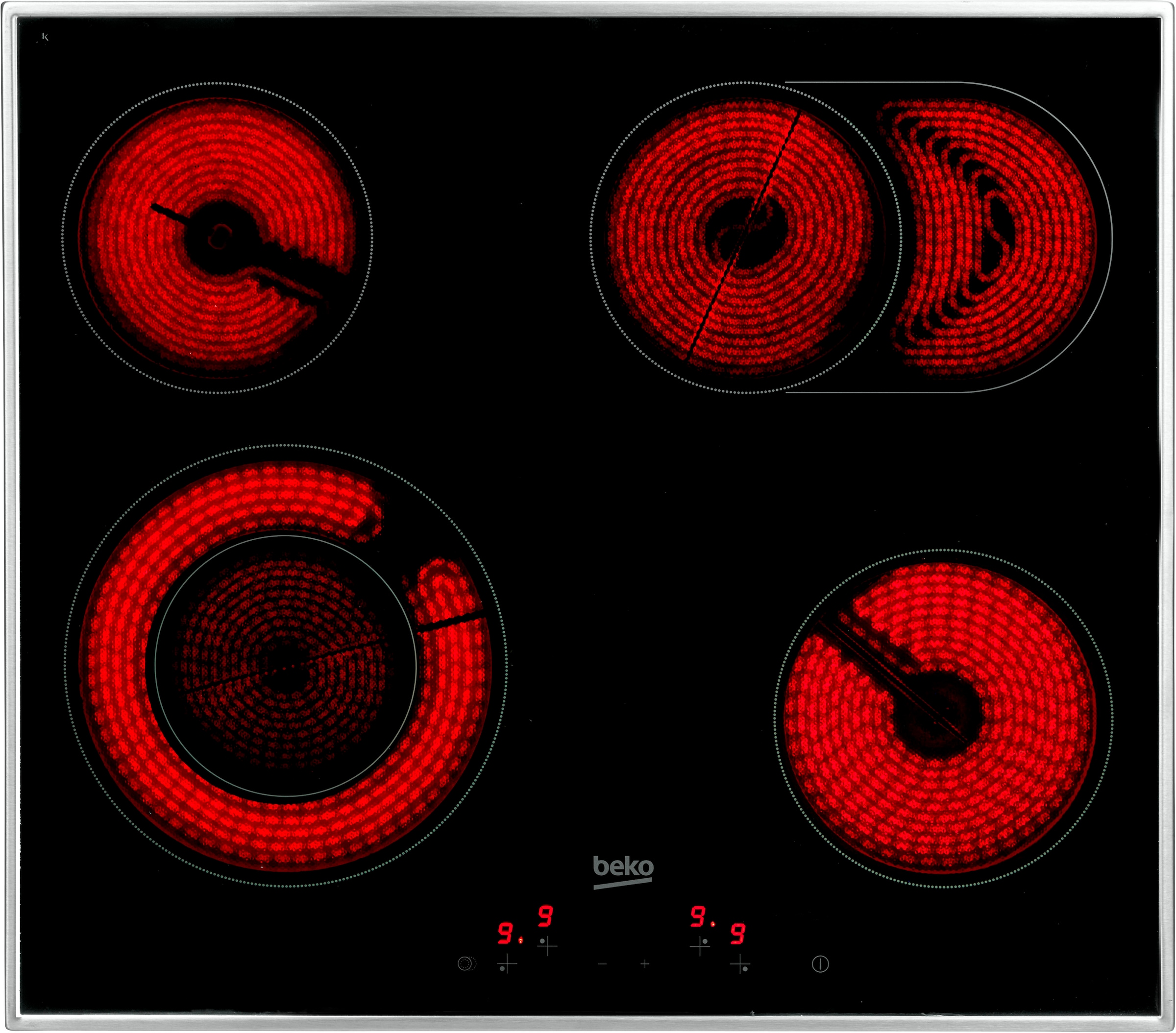 BEKO Backofen-Set »BBSM12320XMPEF« mit 1-fach-Teleskopauszug Pyrolyse-Selbstreinigung