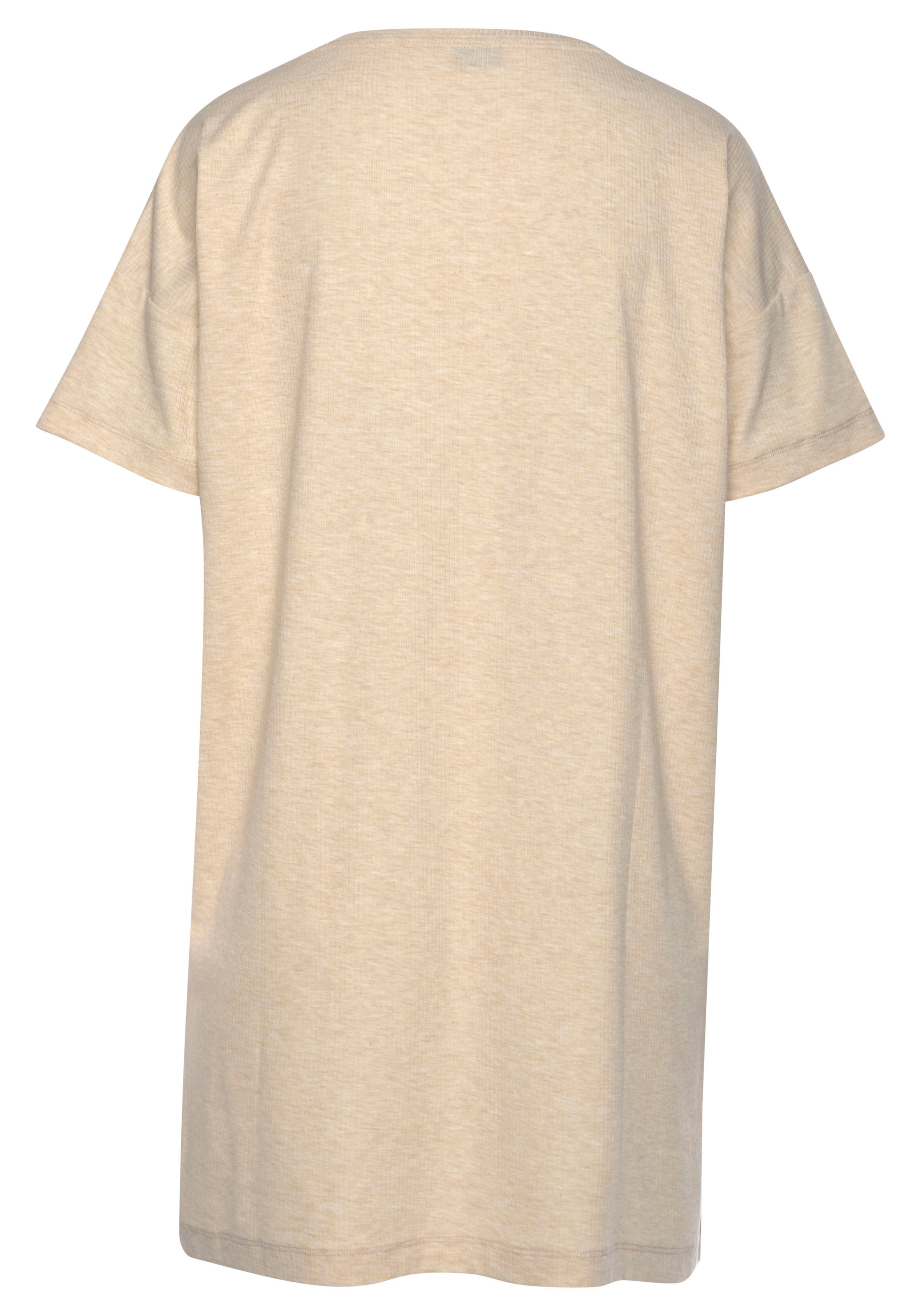 Vivance Dreams Bigshirt in weicher Ripp-Qualität TU8552