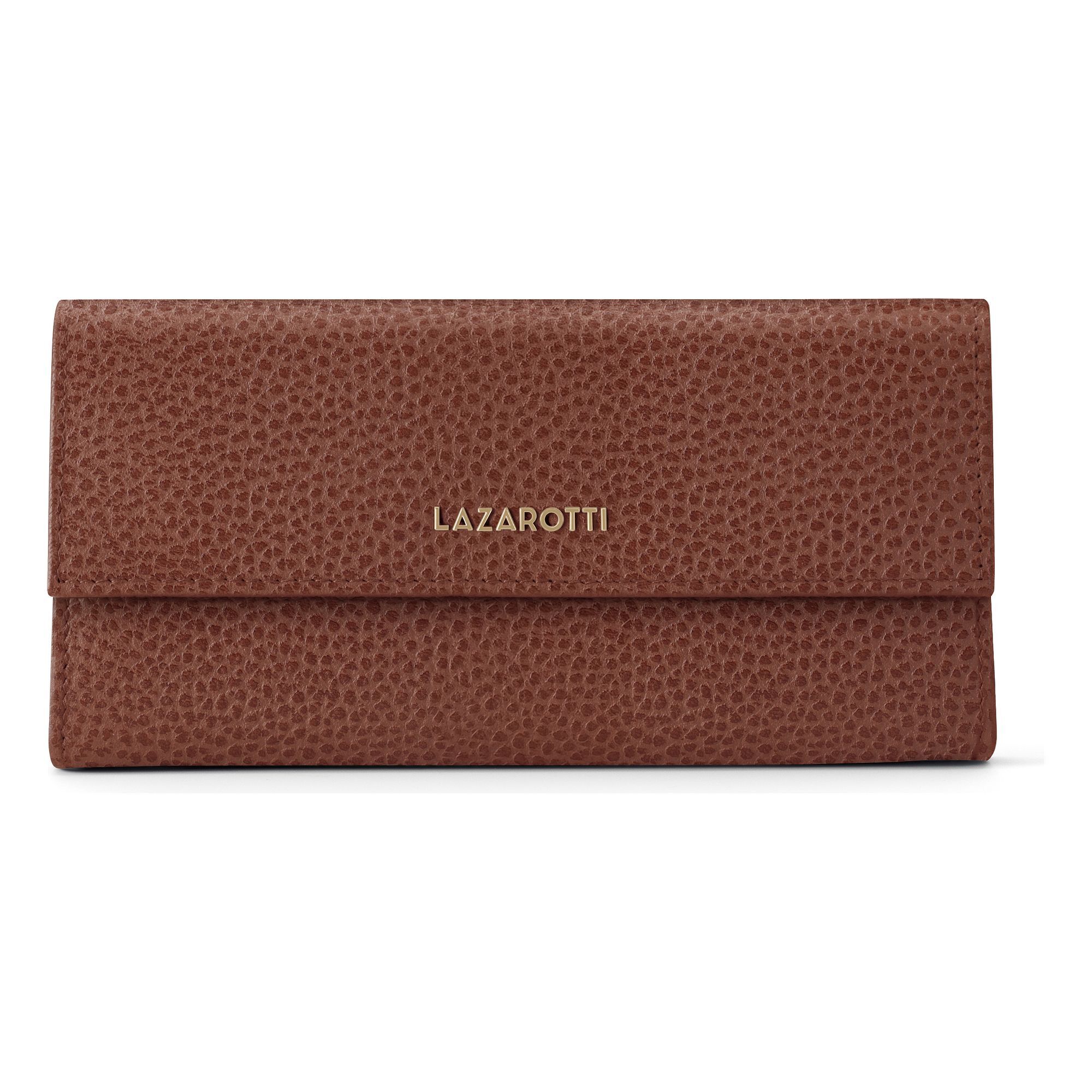 Lazarotti Geldbörse "Bologna Leather Geldbörse Leder 19 cm"