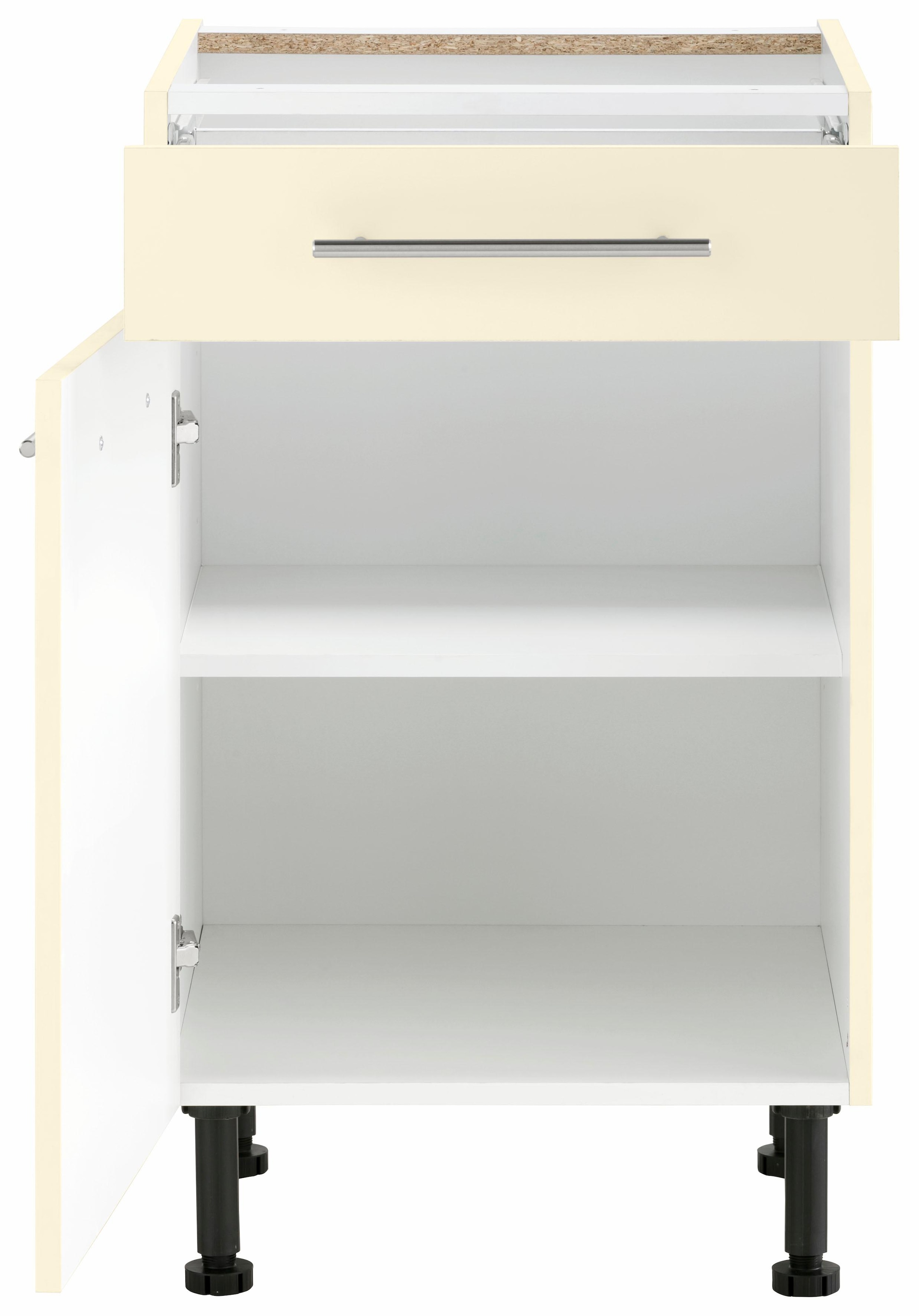 wiho Küchen Unterschrank »Ela« Breite 50 cm, höhenverstellbare Füße