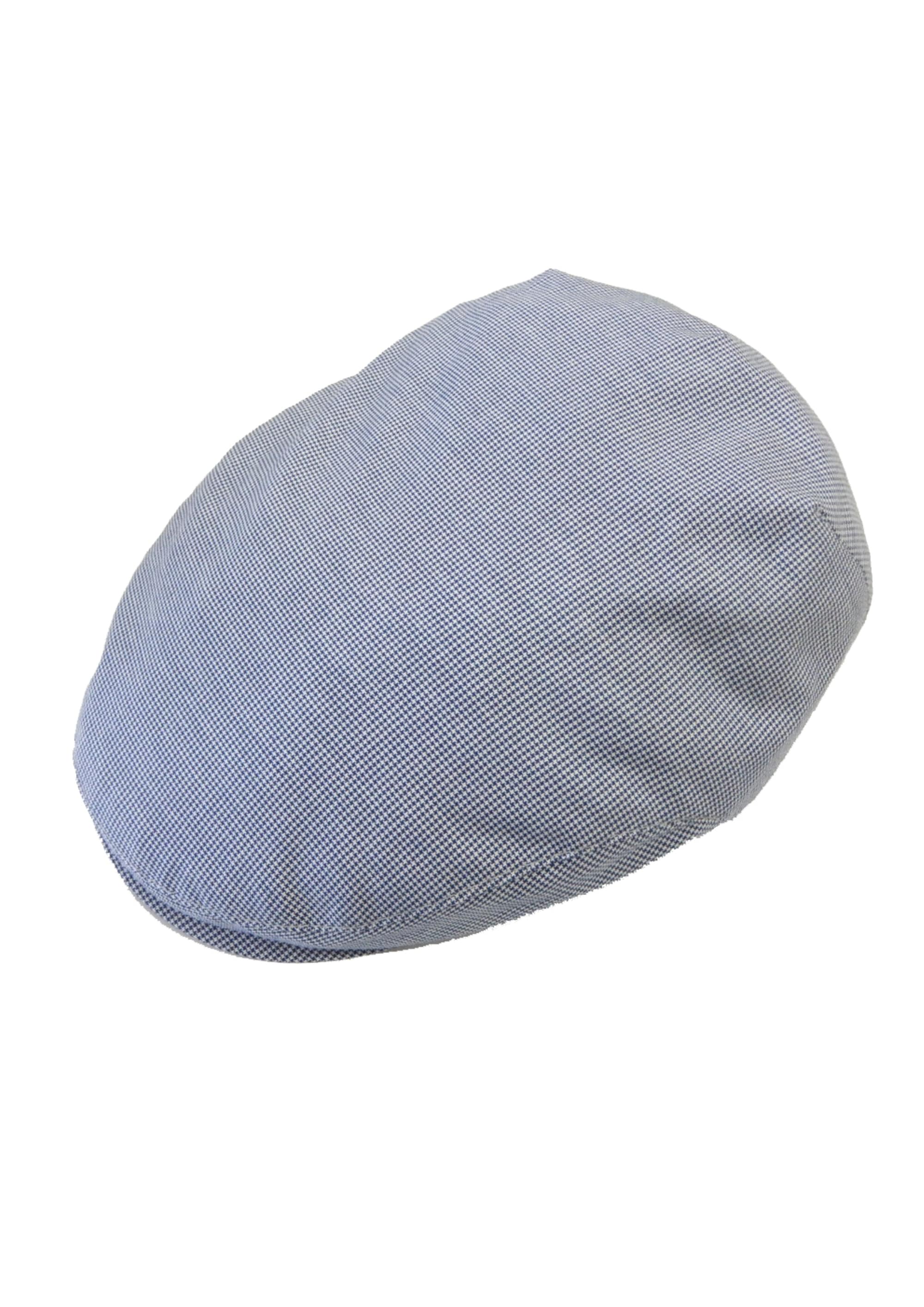 Chaplino Flat Cap, in kleinem Karodesign