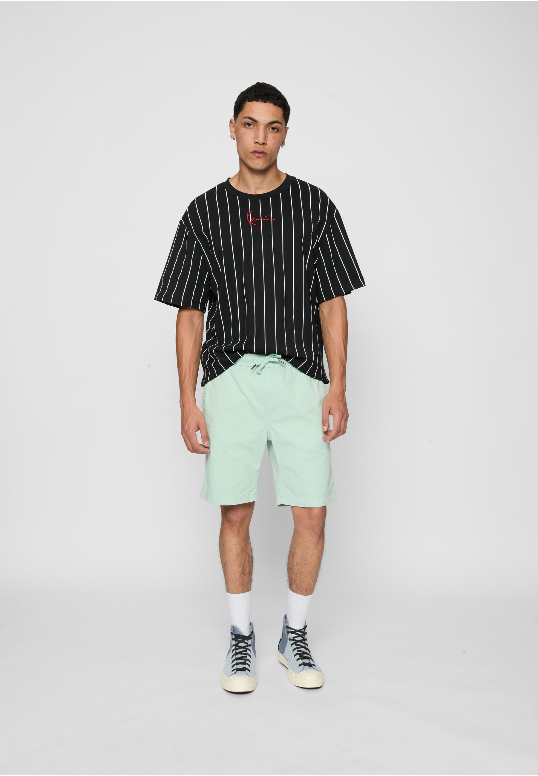 URBAN CLASSICS Shorts »Urban Classics Stretch Twill Joggshorts 2-Pack«, (1 tlg.)