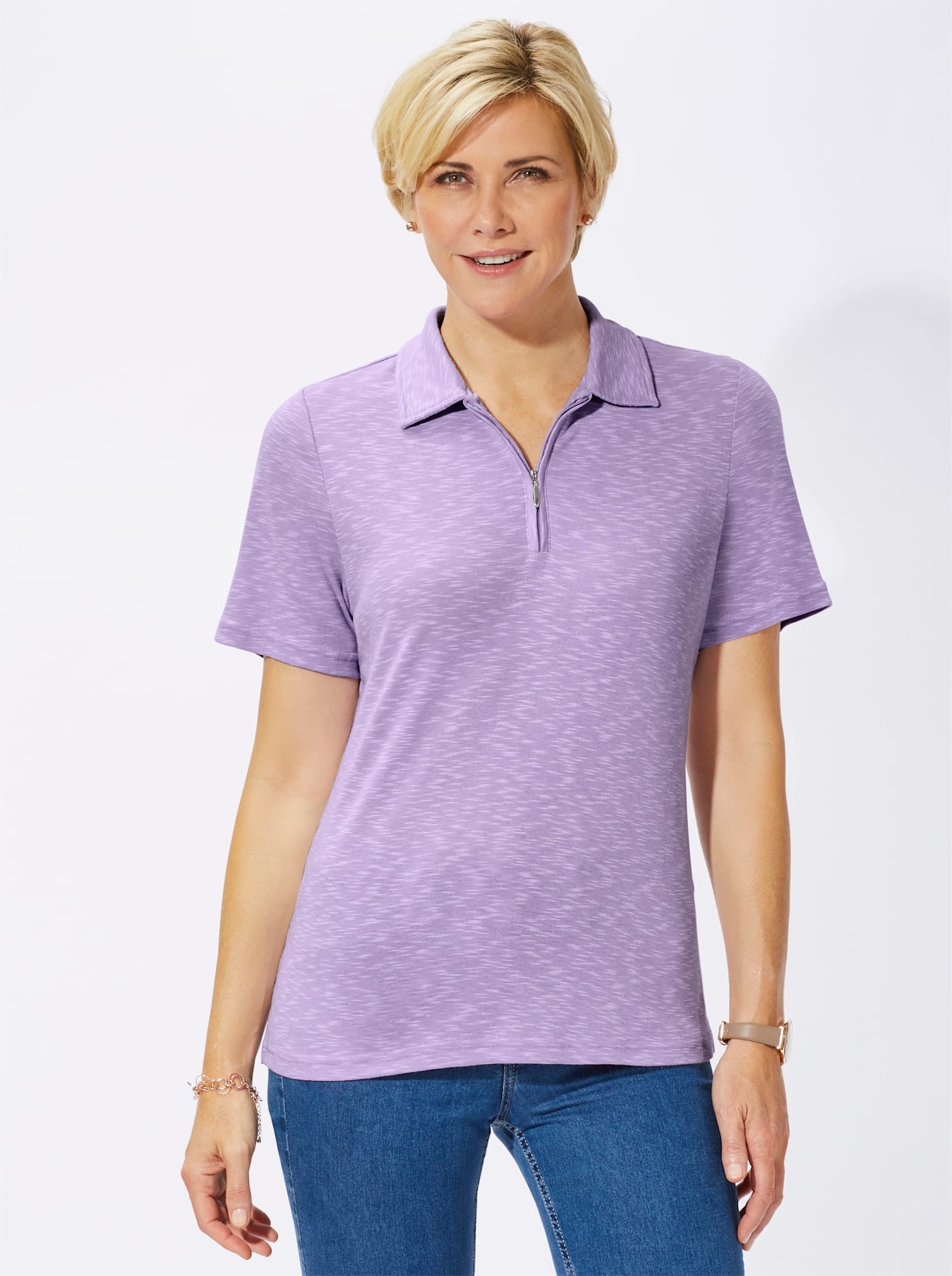 Casual Looks Poloshirt "Shirt" 1 Stk. tlg. günstig online kaufen