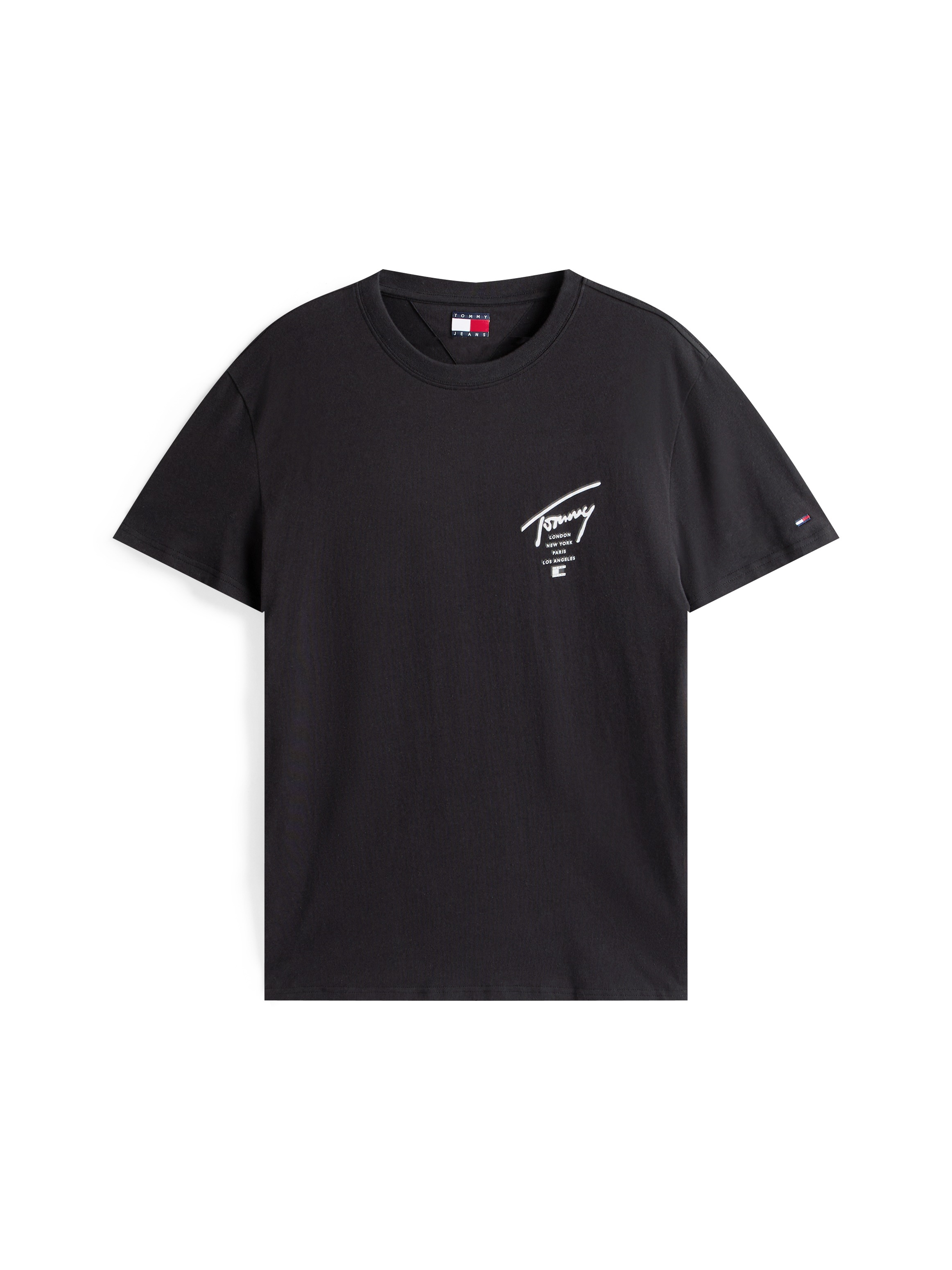 Tommy Jeans T-Shirt »TJM SIGN CITY TEE EXT«, Rundhals, regular fit, großer Rückenprint