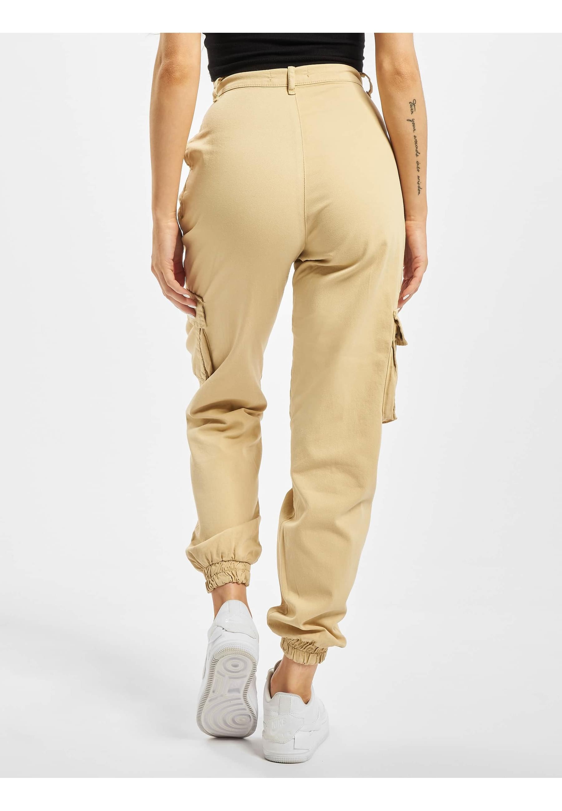 DEF Stoffhose »DEF Damen Aya Cargopants«, (1 tlg.)