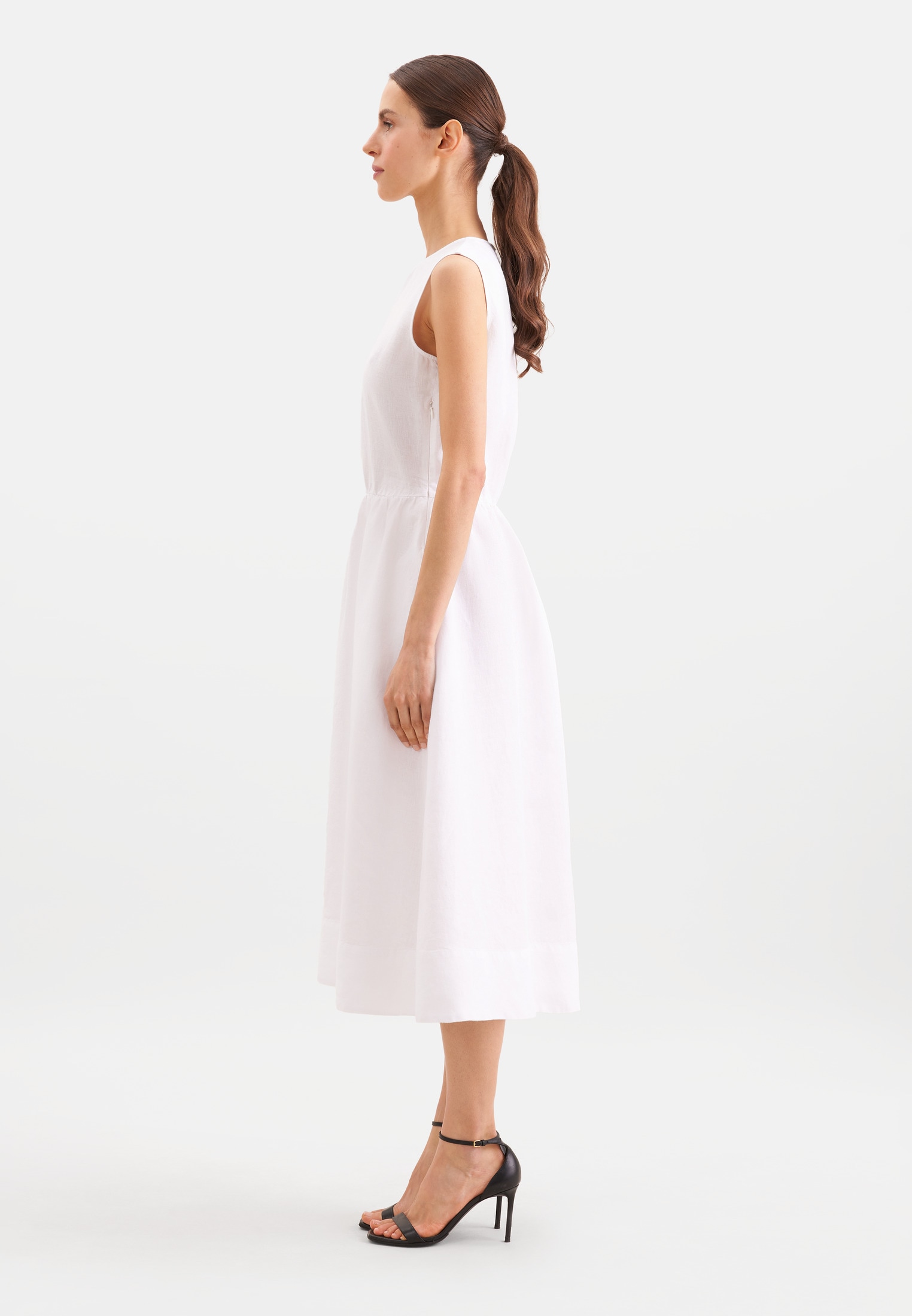 seidensticker Sommerkleid Ohne Arm Rundhals Uni