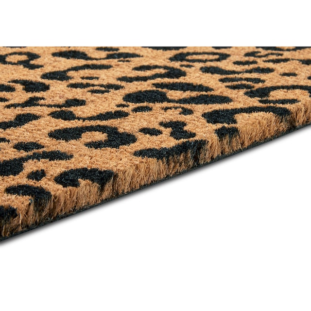 HANSE Home Fußmatte »Mix Mats Kokos Leopard Look«, rechteckig, Kokos,  Schmutzfangmatte, Outdoor, Rutschfest, Innen, Kokosmatte, Flur | BAUR