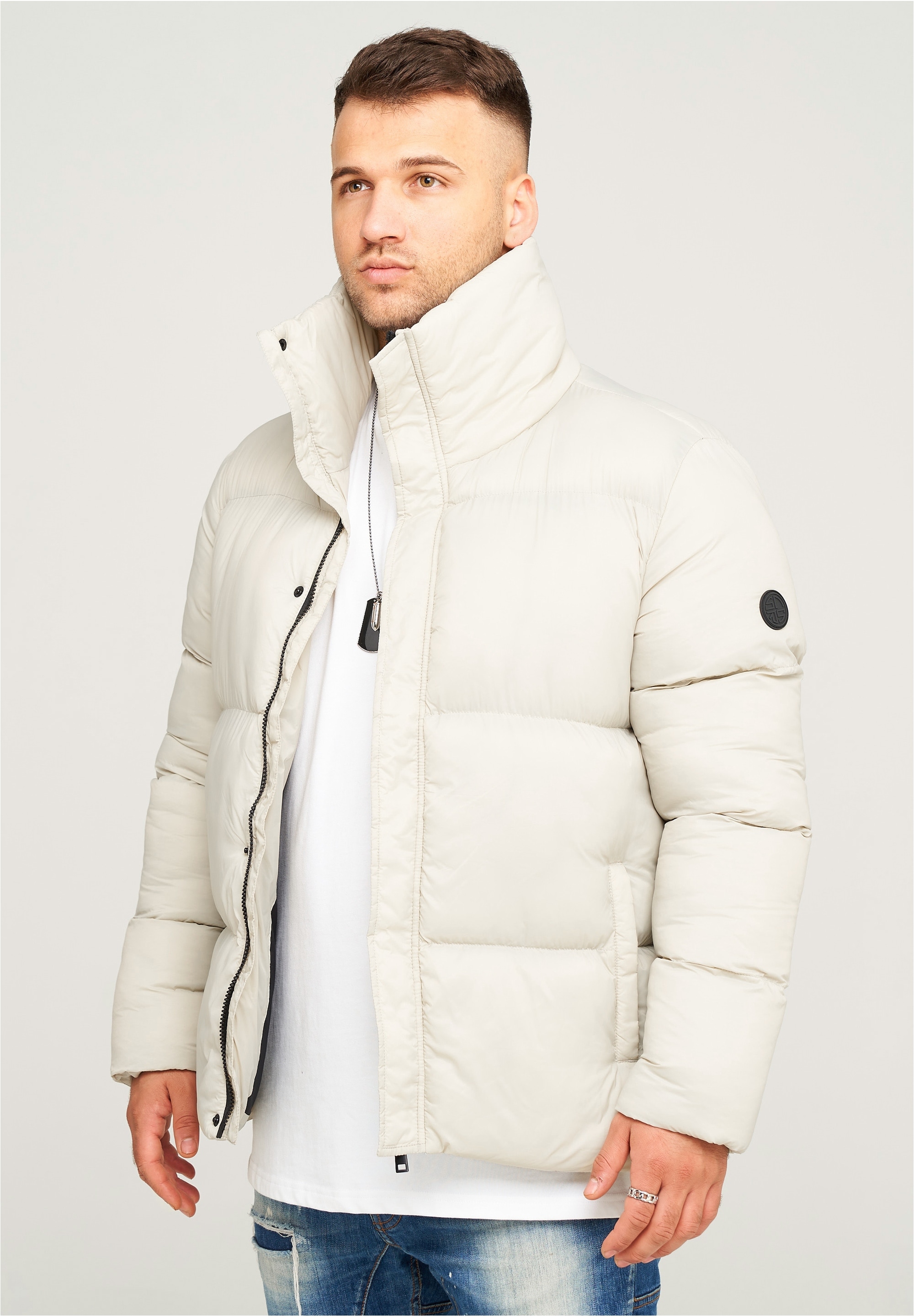 behype Steppjacke »BHJEFFREY PUFFER«, mit hohem Kragen