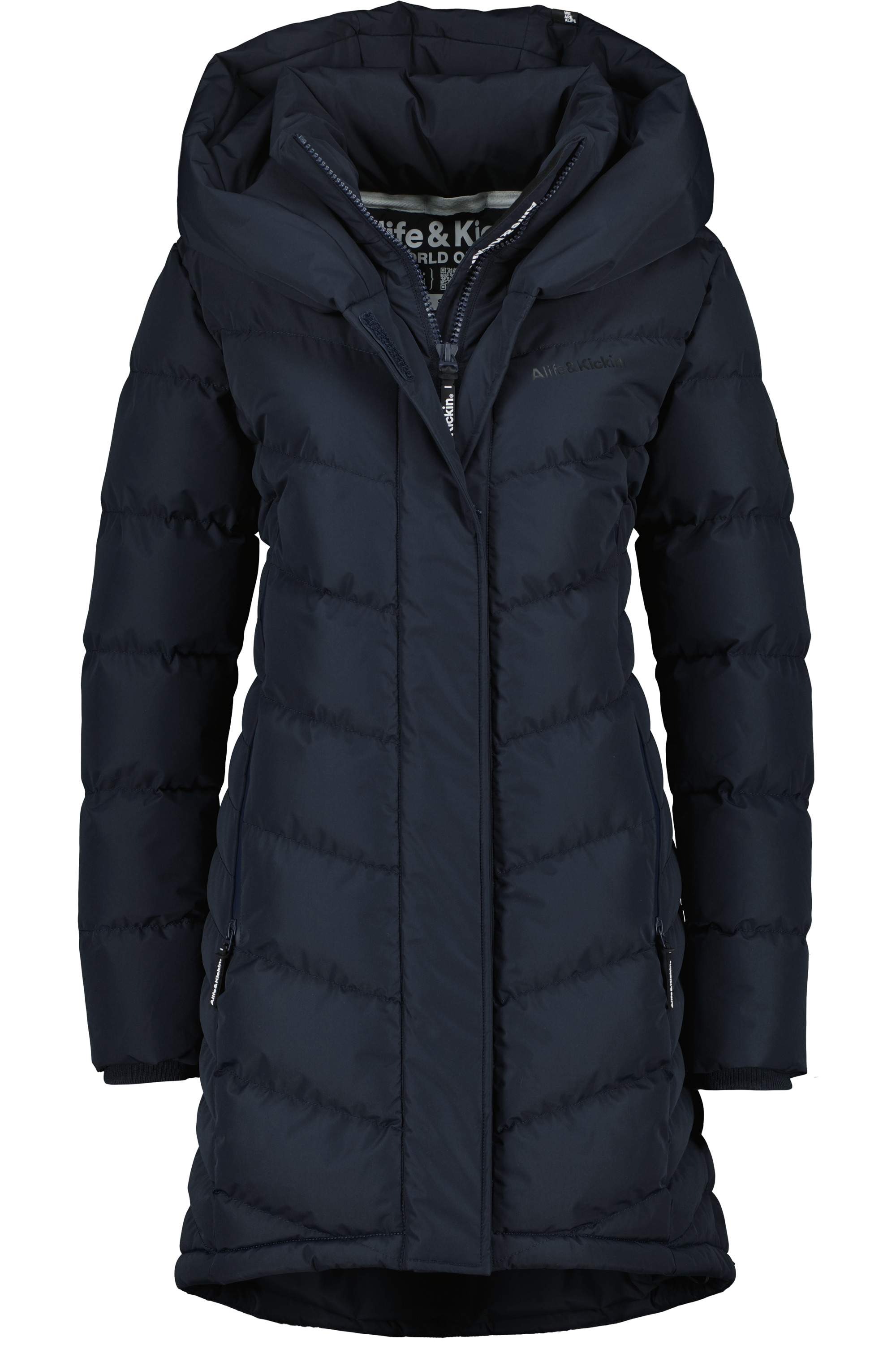 Alife & Kickin Winterjacke "Damen AngelaAK A", Warme gefütterte Damen Winterjacke mit kuschligem Teddy-Innenfutter