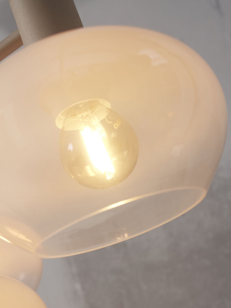 it's About RoMi Hängeleuchte »BOLOGNA«, 4 flammig, Leuchtmittel E14 | LED wechselbar, Glass mit Farbeverlauf