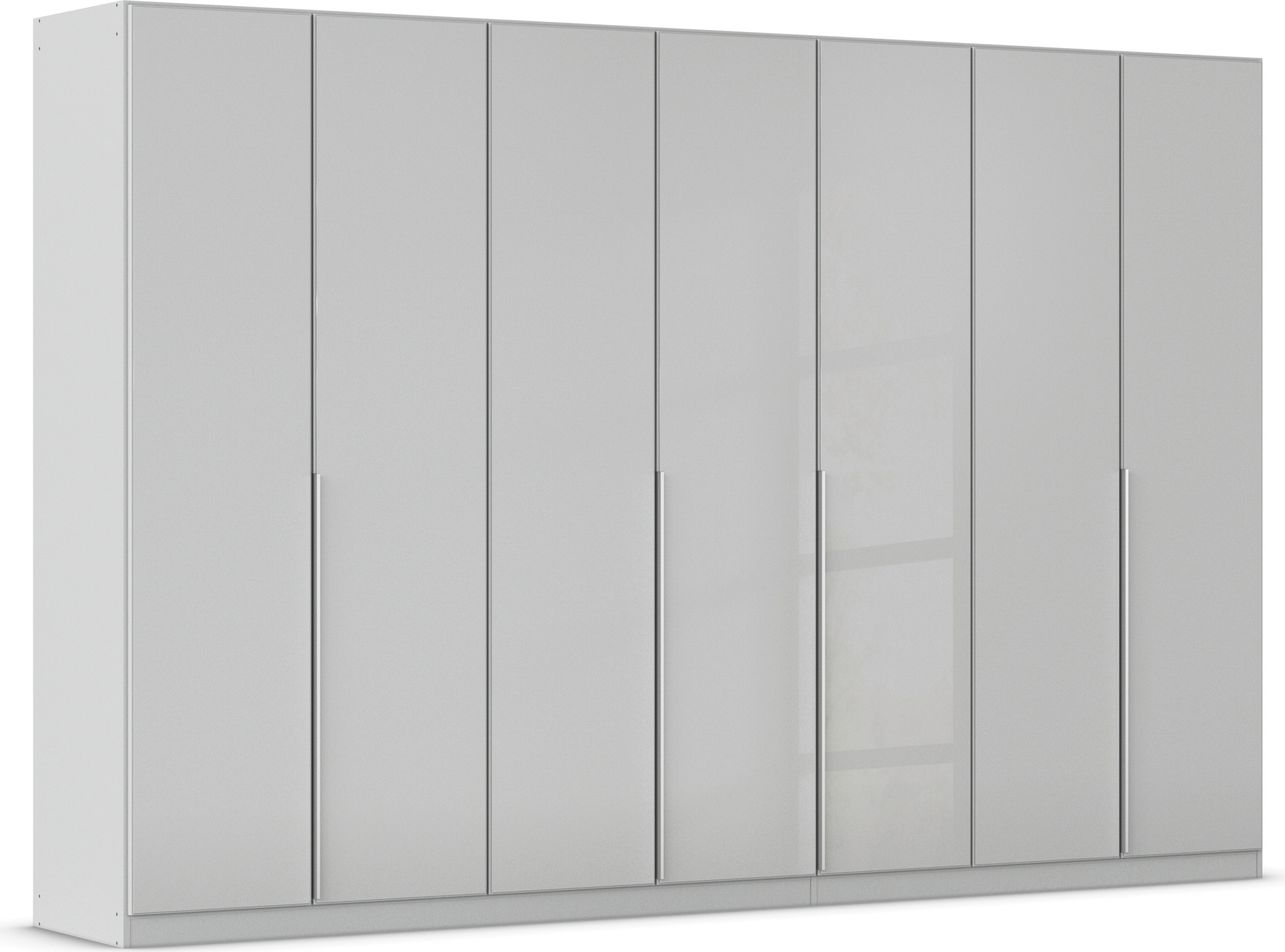 OTTO home Drehtürenschrank "Kleiderschrank Kleiderschränke Schrank Garderobe AGORDO mit Glasfront" in zwei Griff-Farben, Breiten 91-405 cm, durchdachte Innenausstattung, in 8 Breiten und 2 Höhen MADE IN GERMANY