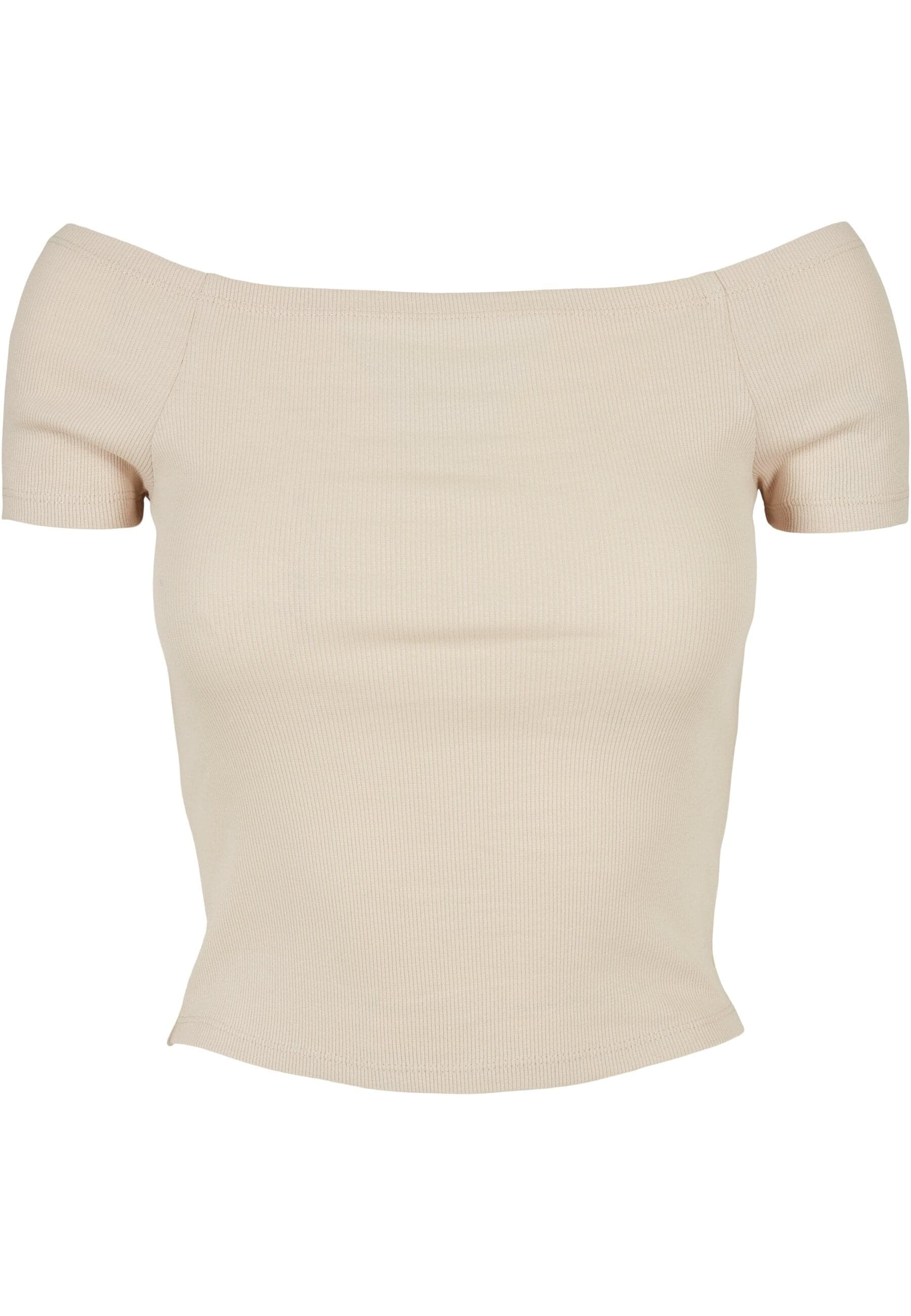 URBAN CLASSICS T-Shirt "Urban Classics Damen Ladies Off Shoulder Rib Tee" 1 günstig online kaufen