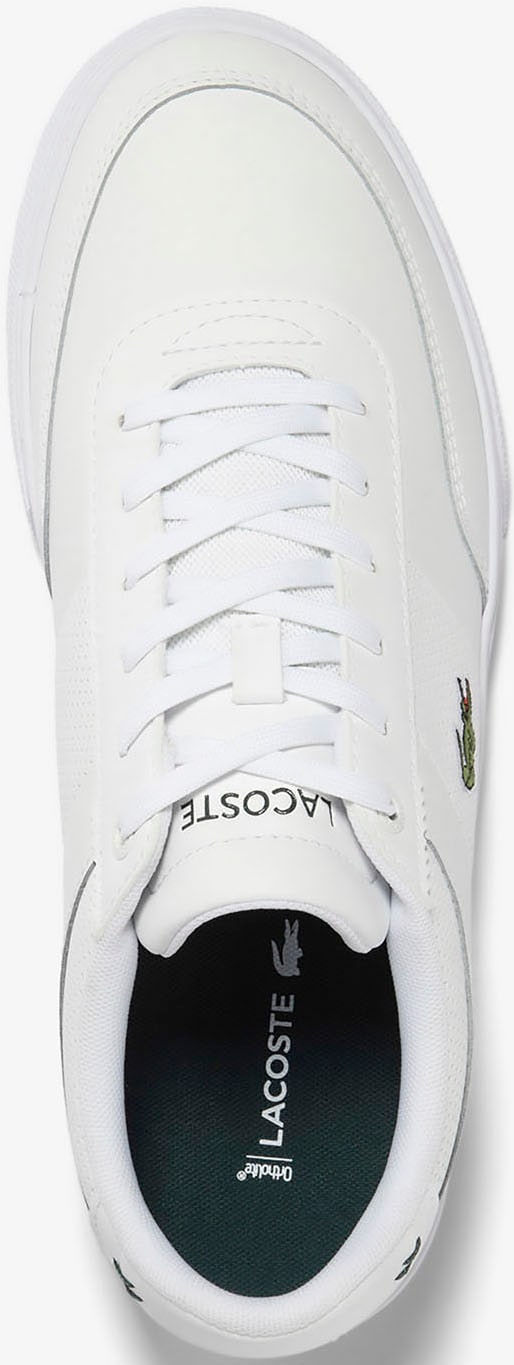 Lacoste court clearance master trainers white