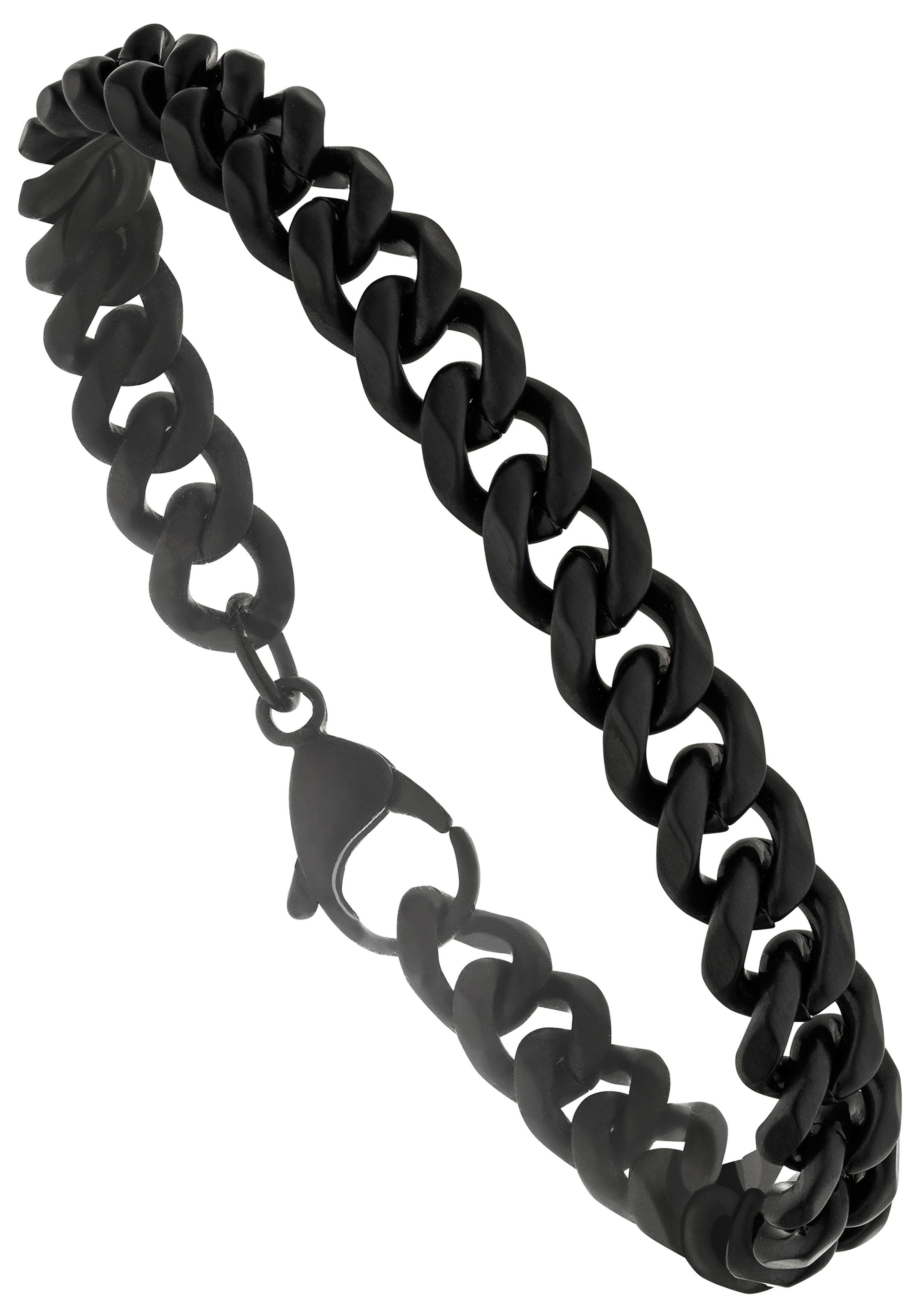 JOBO Armband aus Edelstahl schwarz beschichtet